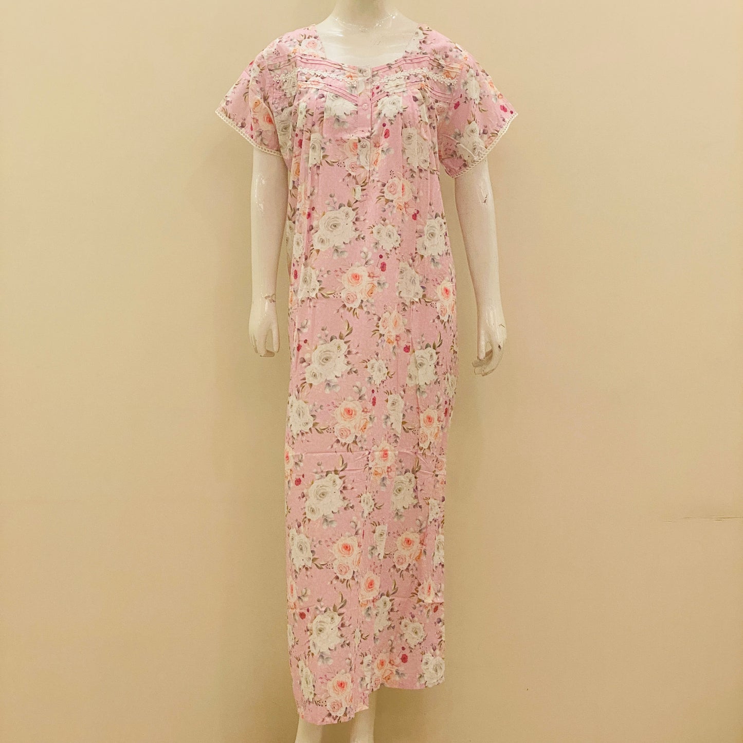 Cotton Yoke Nighty (SKU-39)