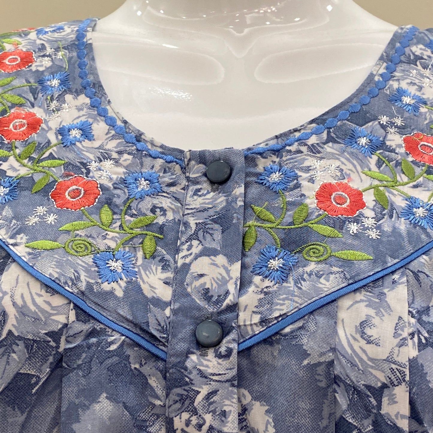 Cotton Lizy Bizy Yoke Nighty (SKU-588)
