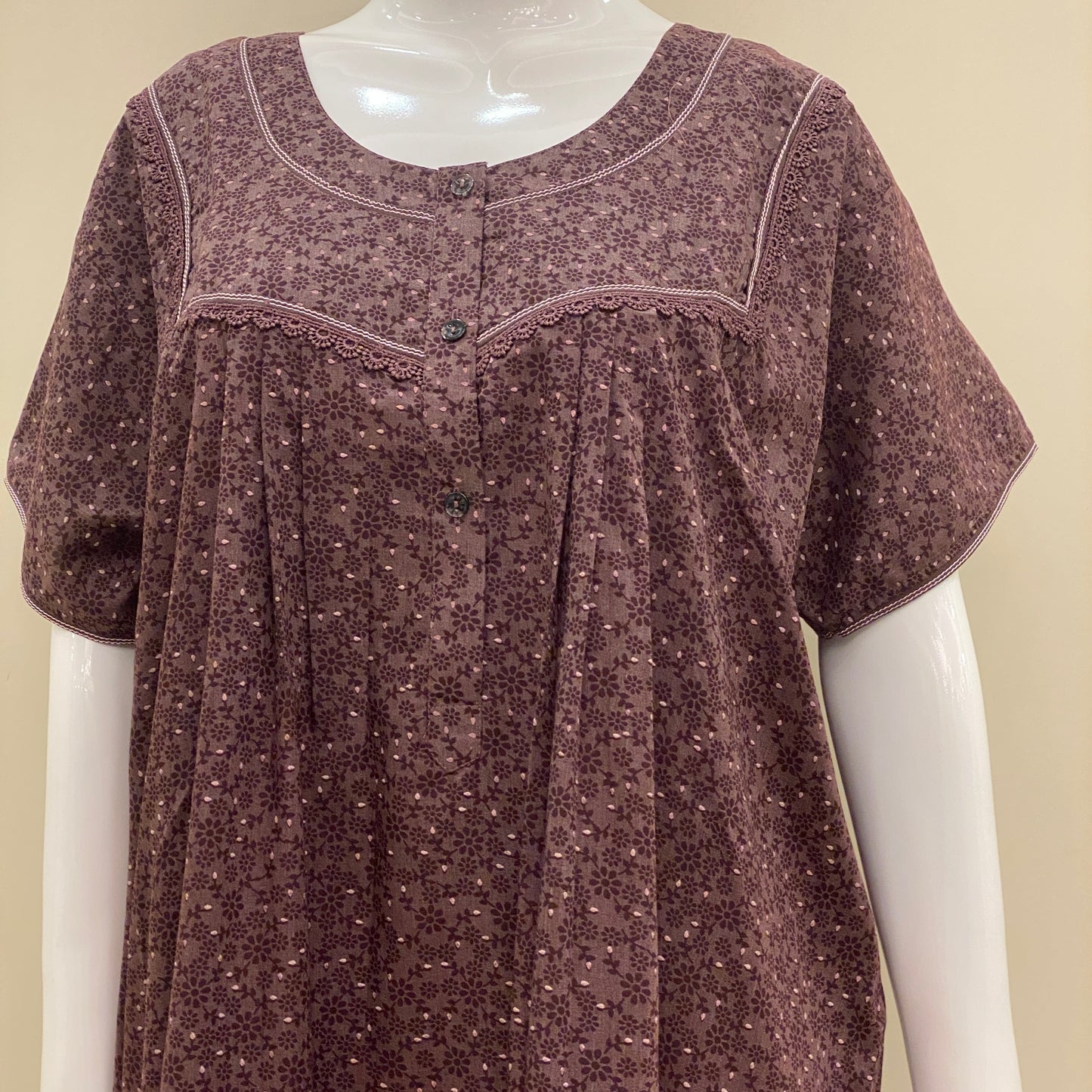 Cotton Yoke Nighty (SKU-CY-48)