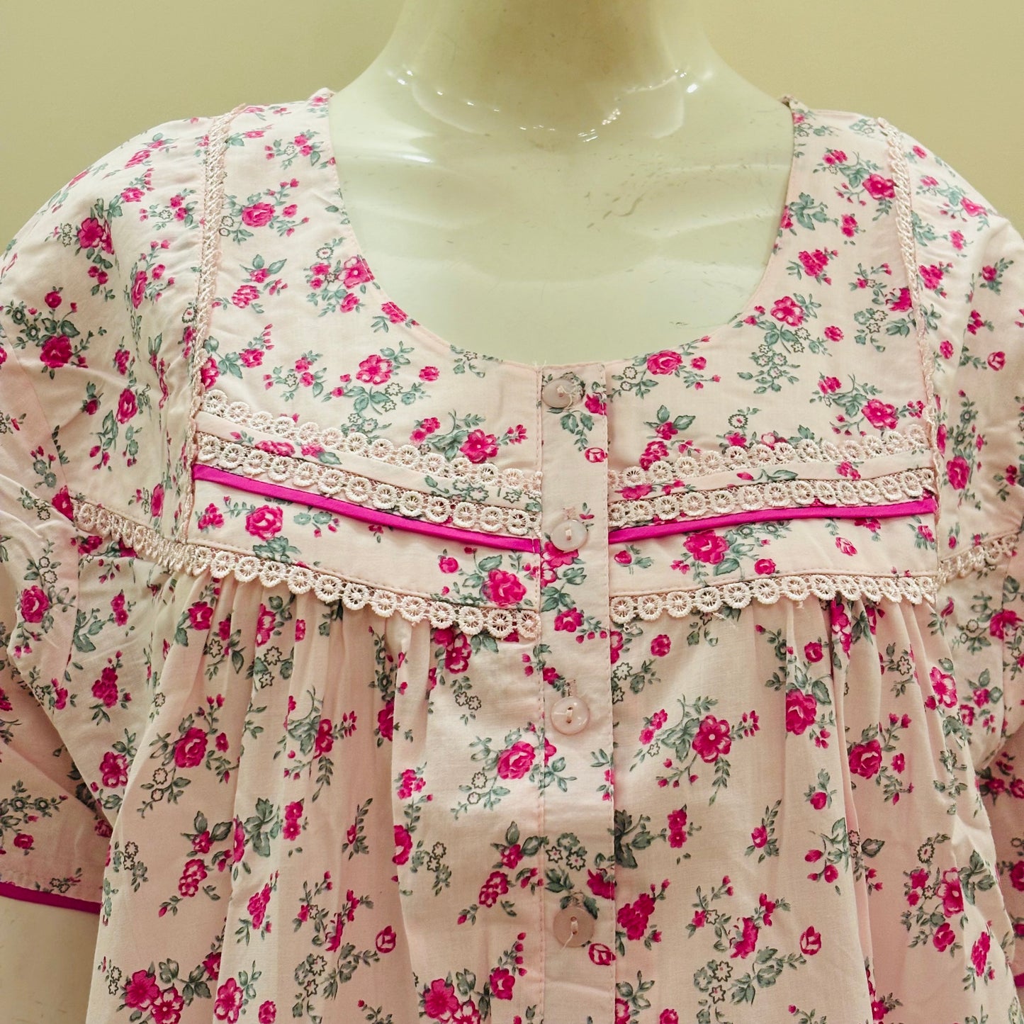 Cotton Yoke Nighty (SKU-148)