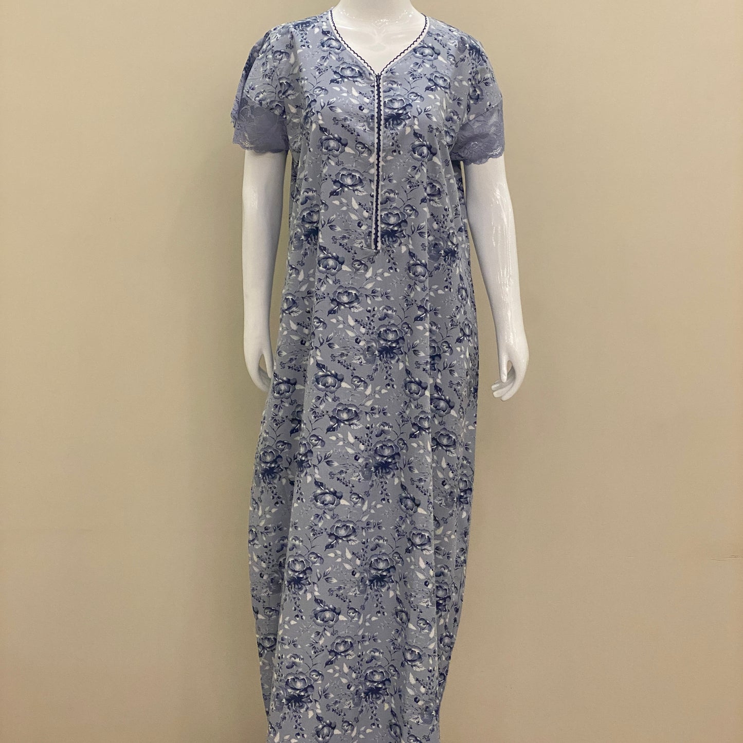 Cotton Rayon Straight Nighty (SKU-517)