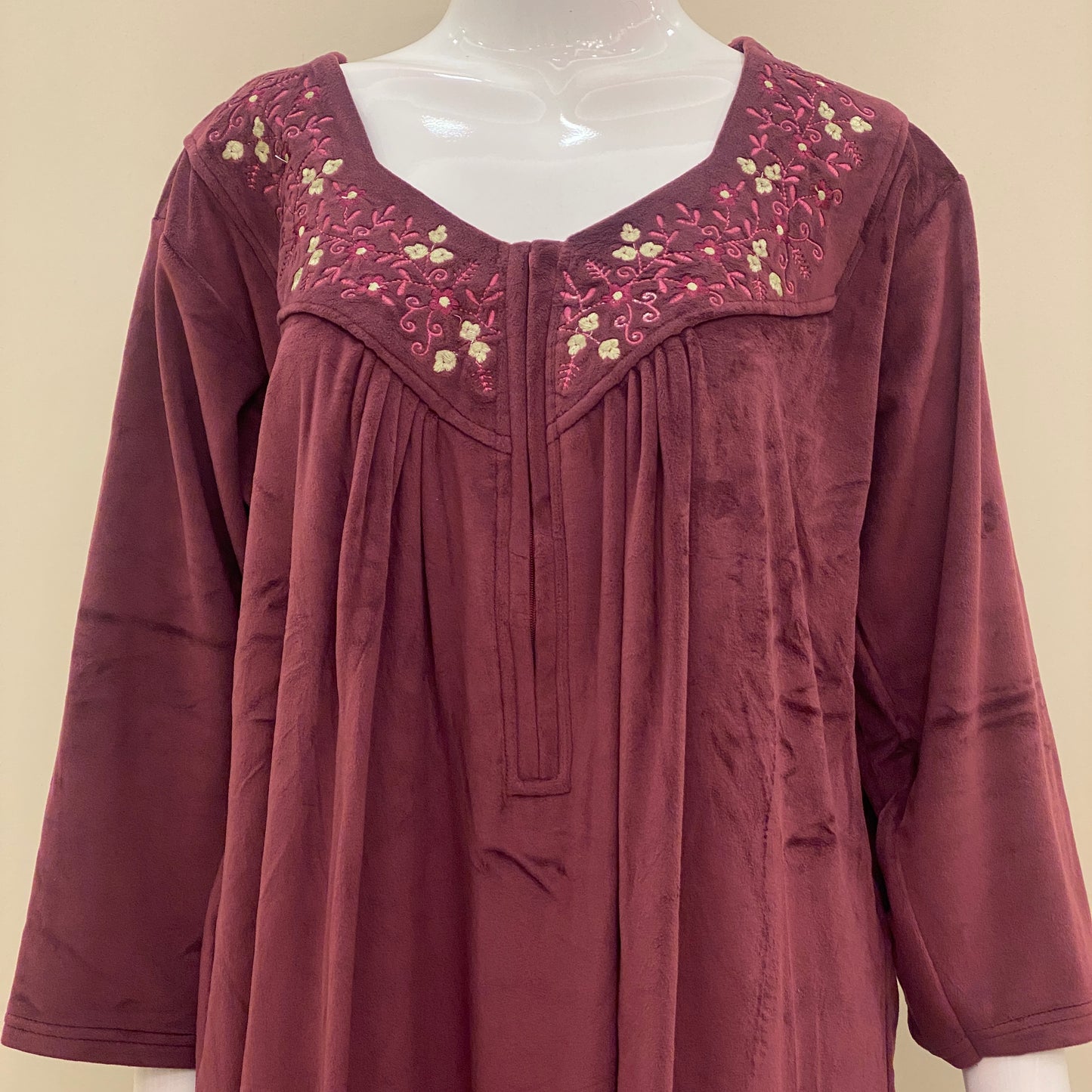 Velvet Yoke Nighty (SKU-VY-43)