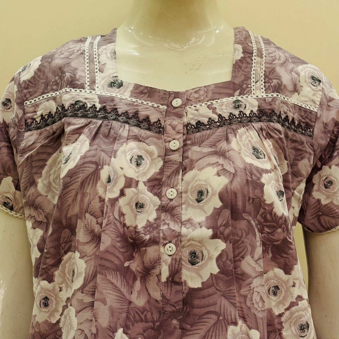 Cotton Yoke Nighty (SKU-152)