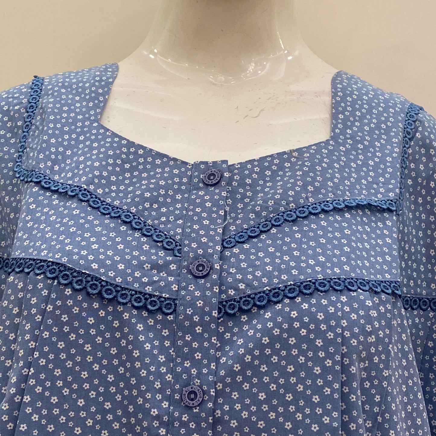 Cotton Yoke Nighty (SKU-460)