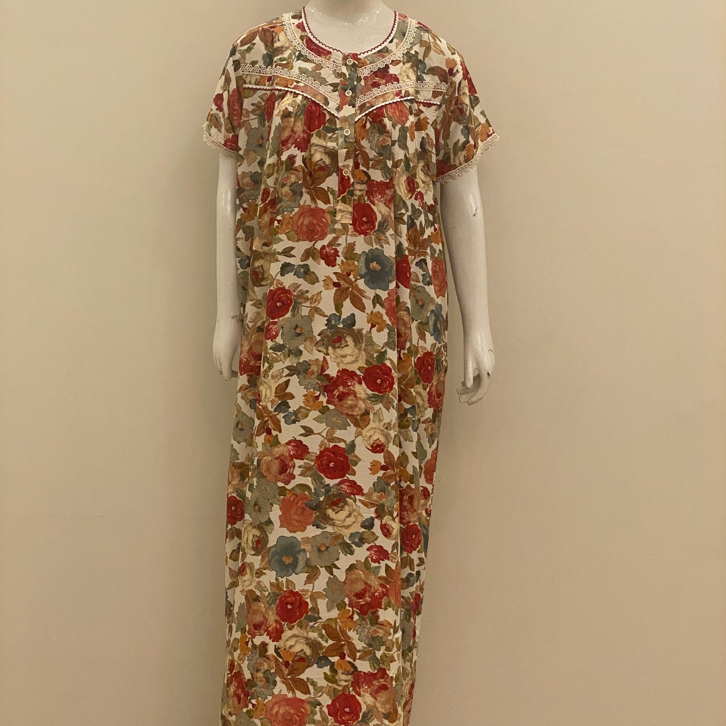 Cotton Yoke Nighty (SKU-436)