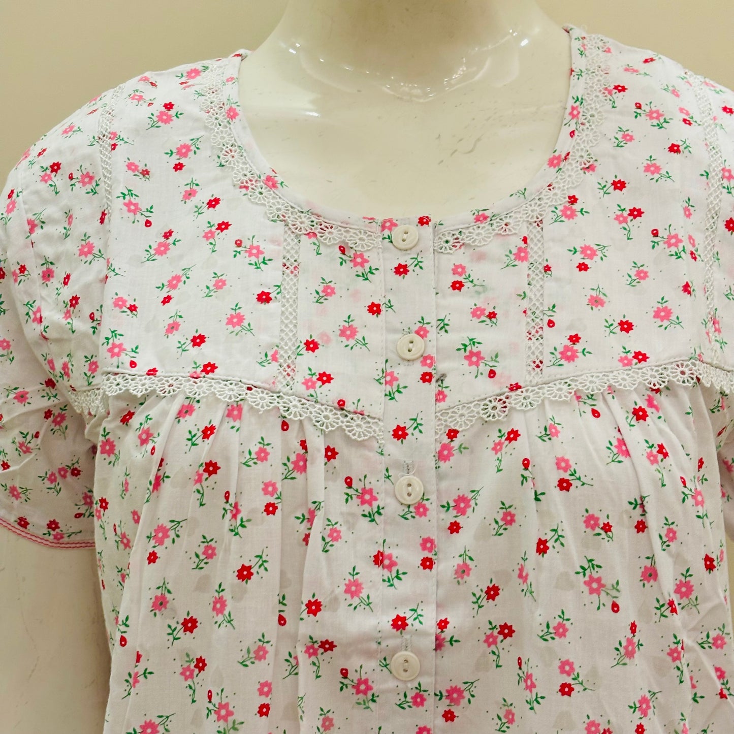 Cotton Yoke Nighty (SKU-160)
