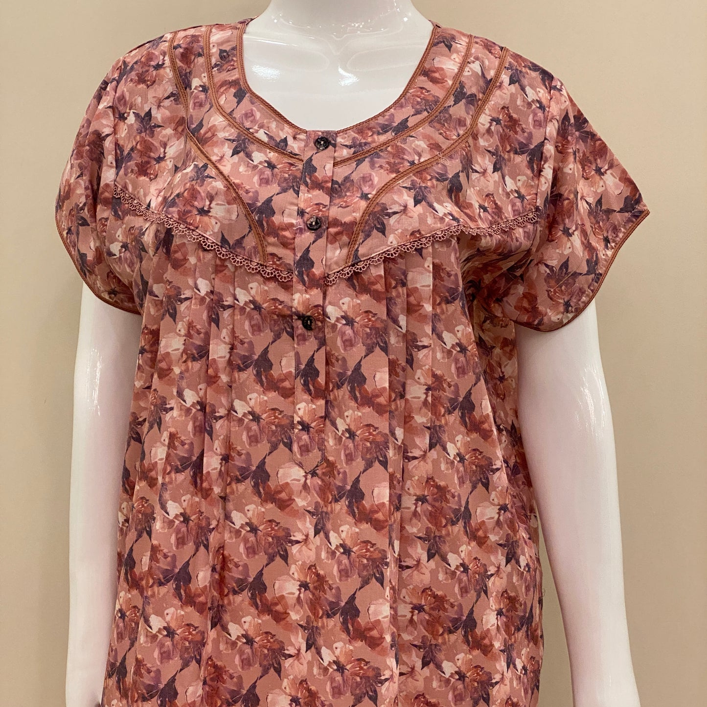 Cotton Yoke Nighty (SKU-CY-31)