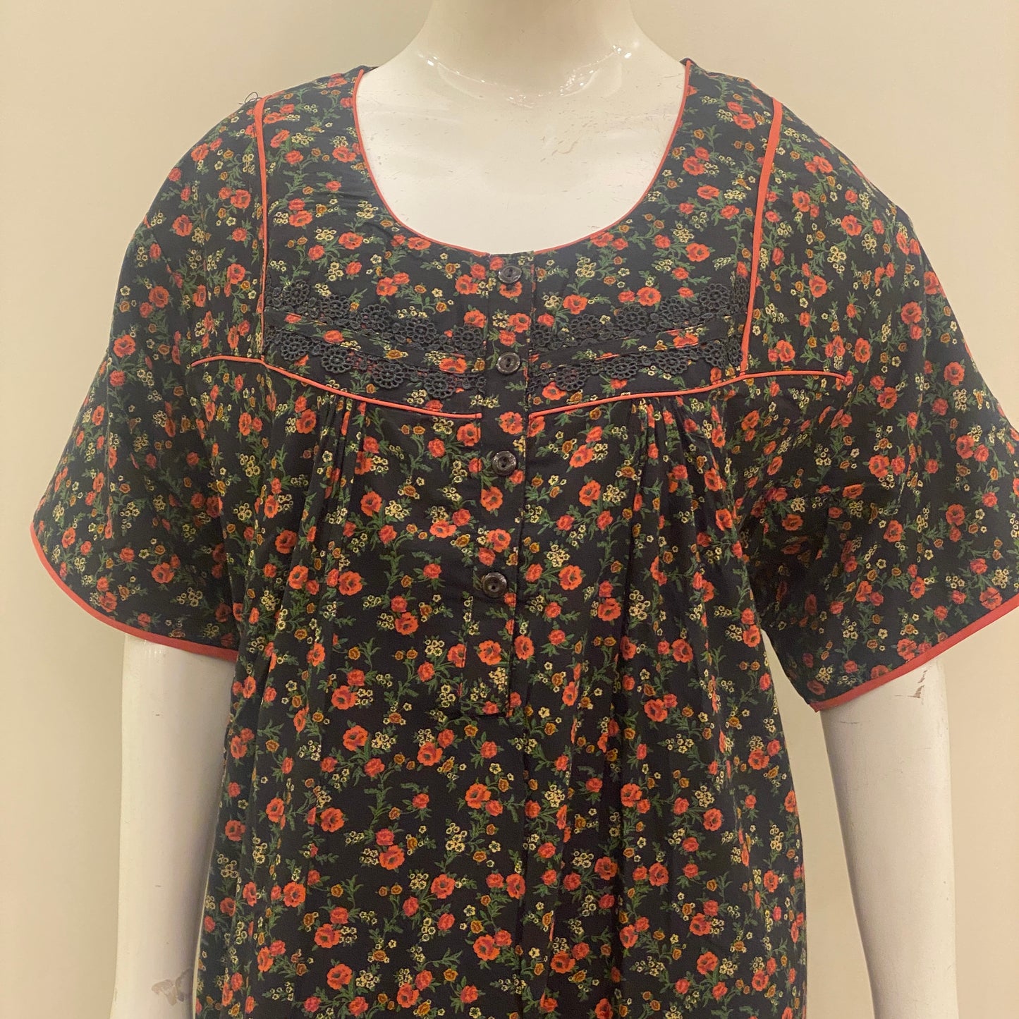 Cotton Yoke Nighty (SKU-501)