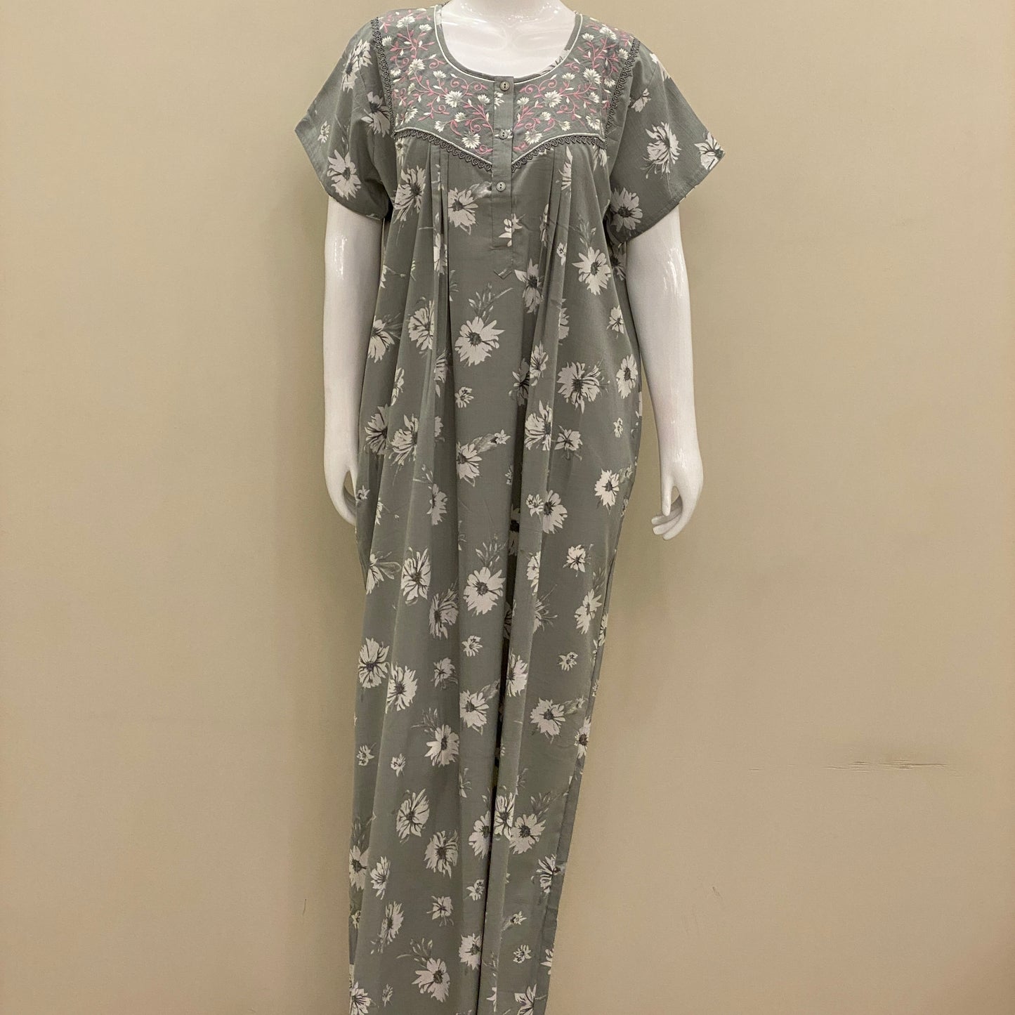 Cotton Yoke Nighty (SKU-CY-57)