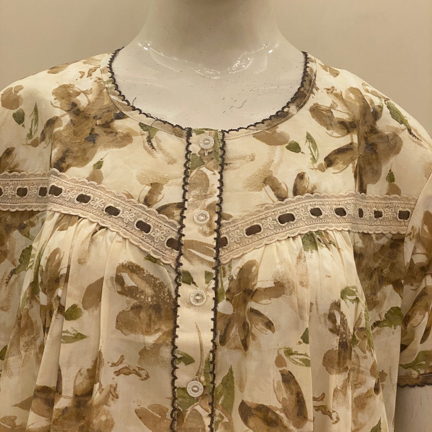 Cotton Yoke Nighty (SKU-427)