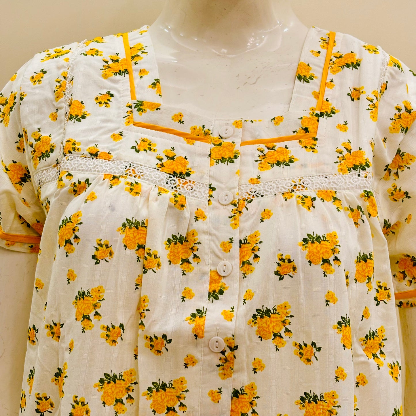 Cotton Yoke Nighty (SKU-134)