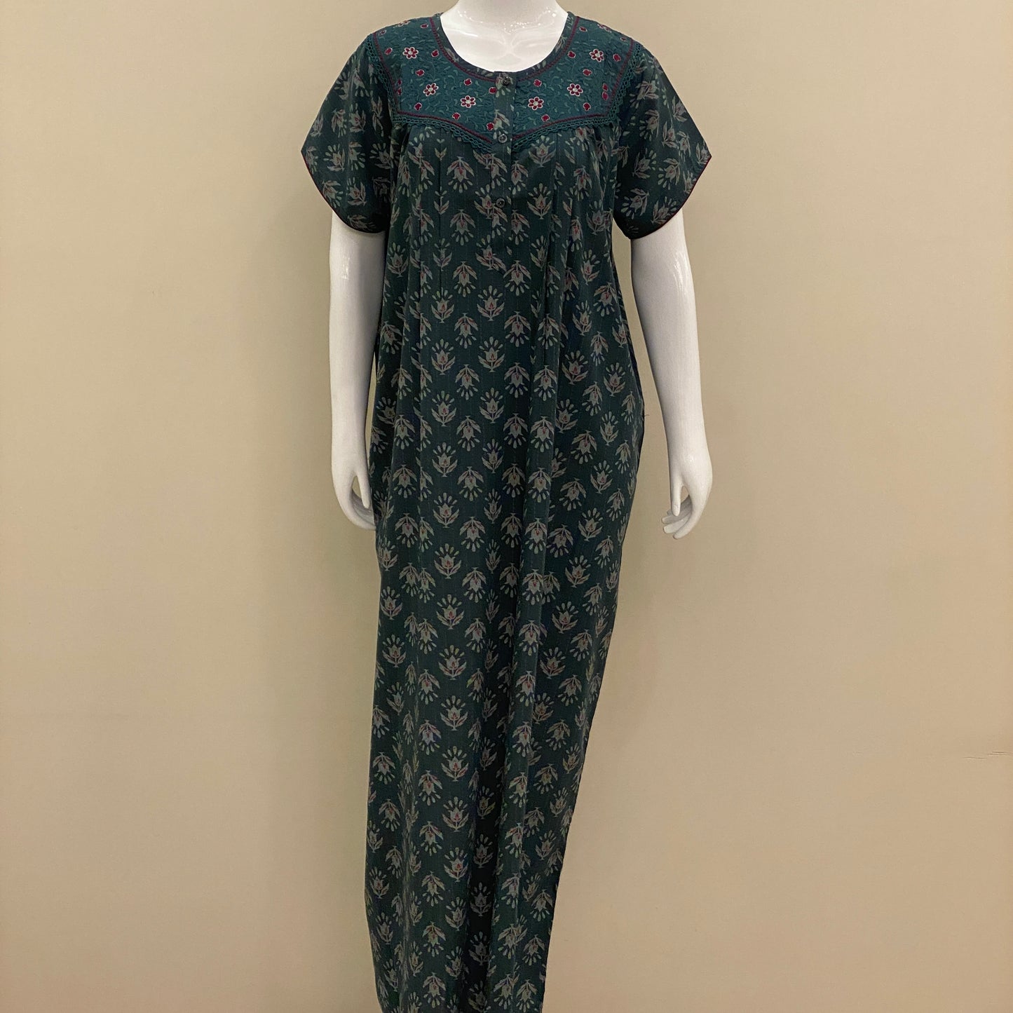 Cotton Yoke Nighty (SKU-CY-546)