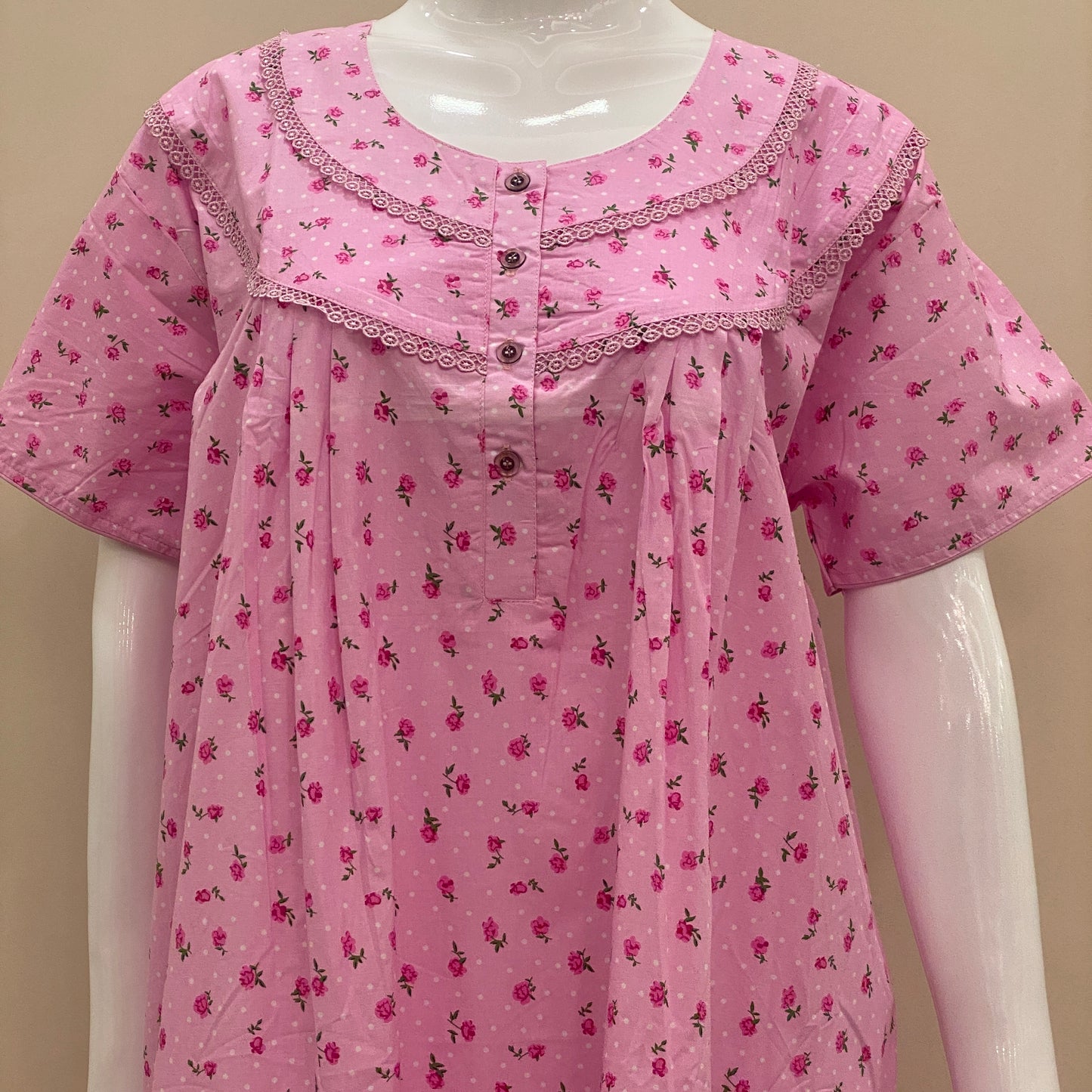 Cotton Yoke Nighty (SKU - 672)