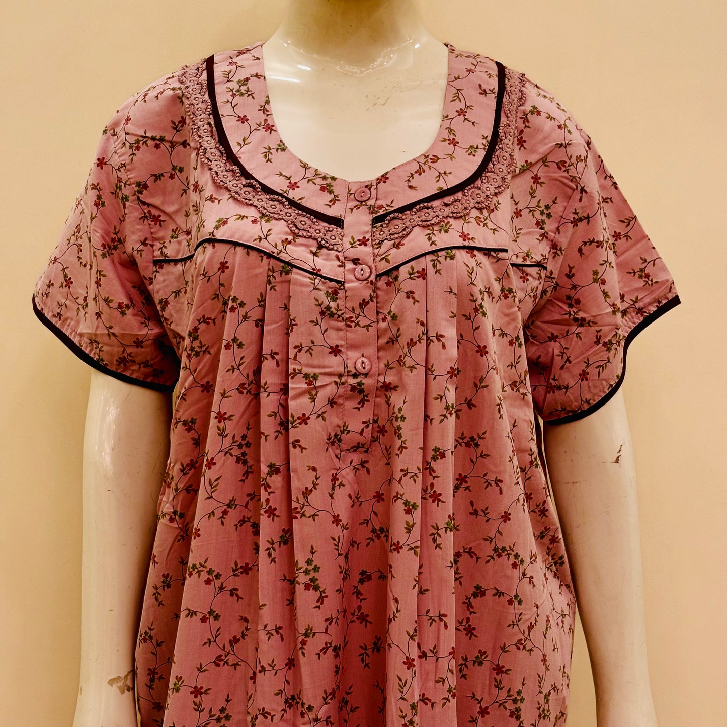 Cotton Yoke Nighty (SKU-192)