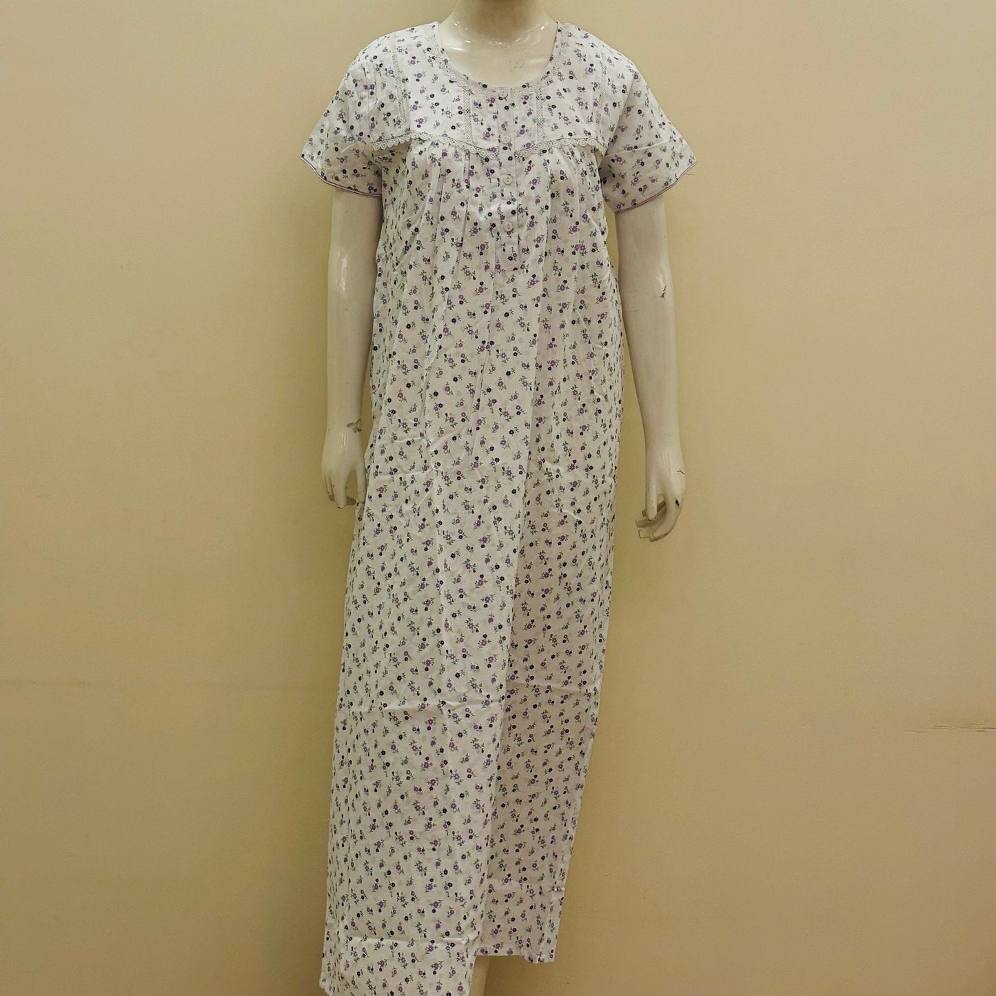 Cotton Yoke Nighty (SKU-162)