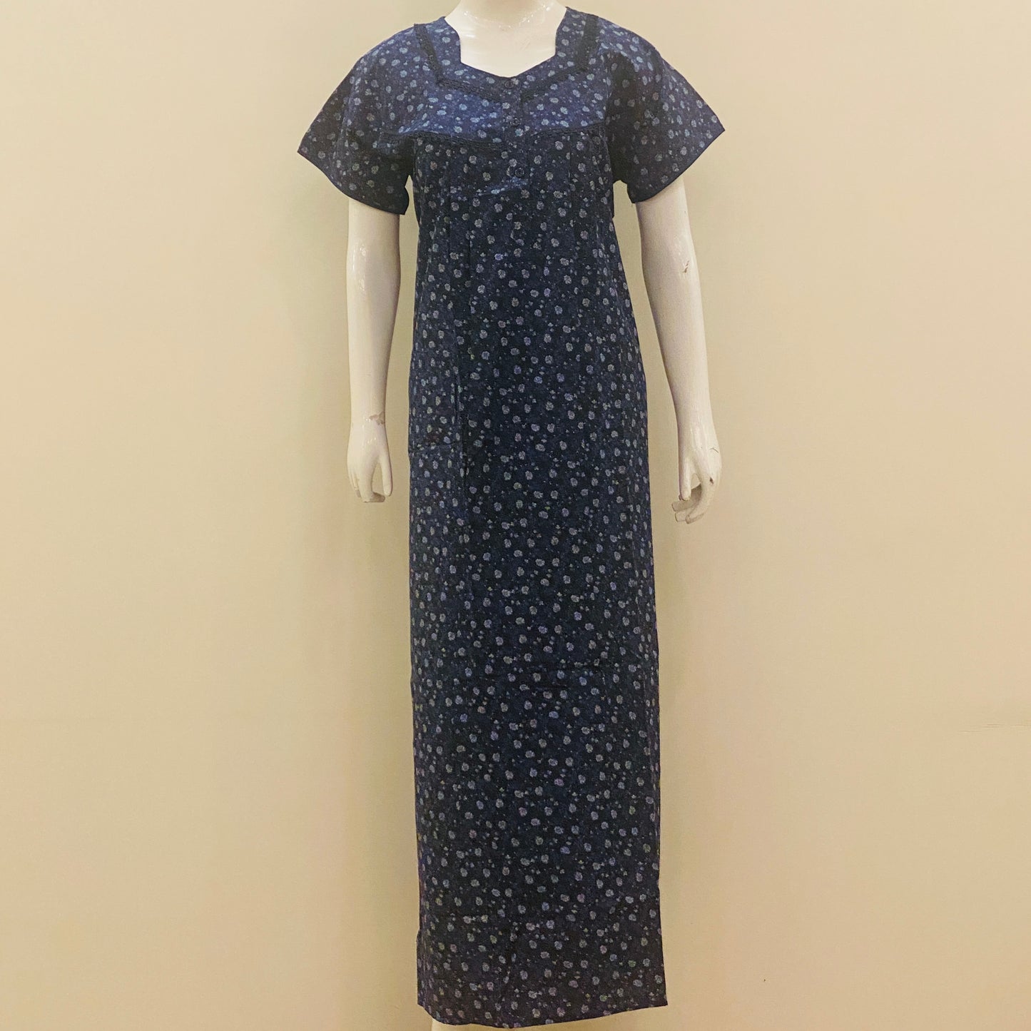 Cotton Yoke Nighty (SKU-37)