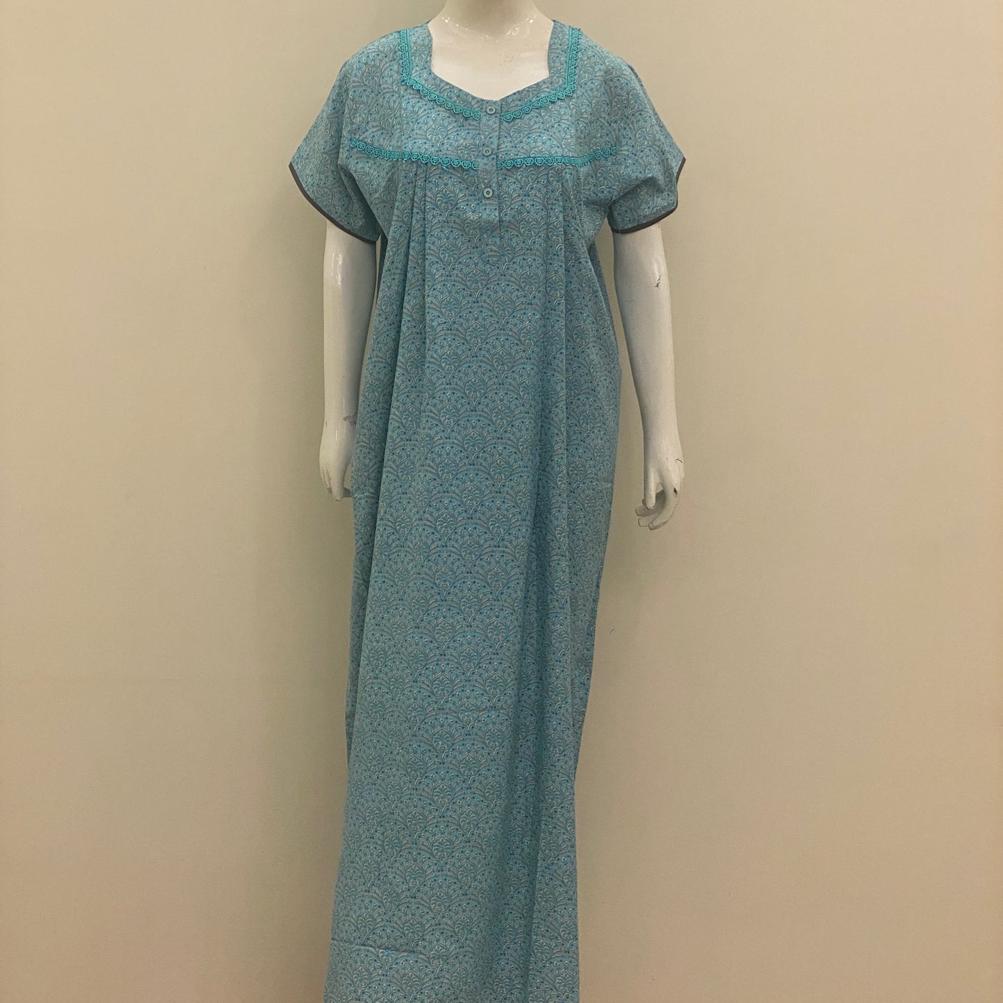 Cotton Yoke Nighty (SKU-446)