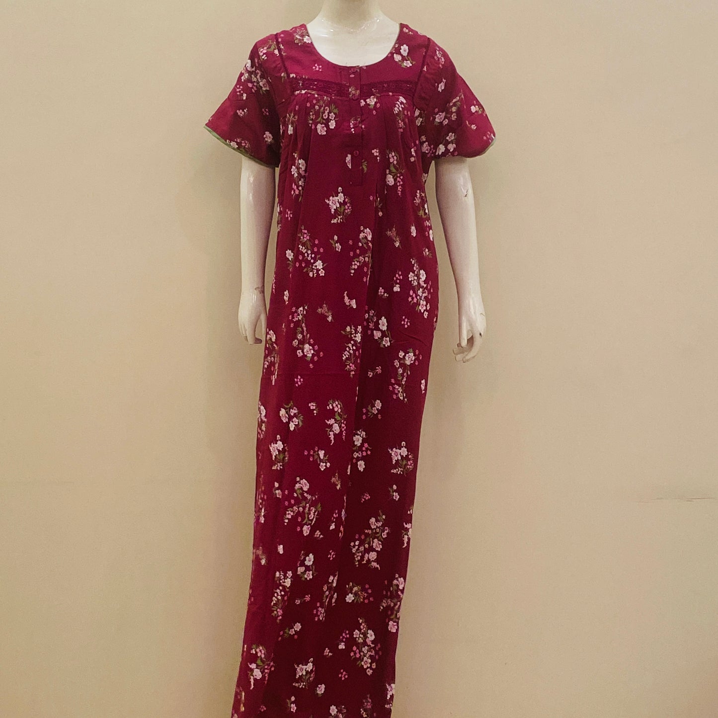 Cotton Yoke Nighty (SKU-24)