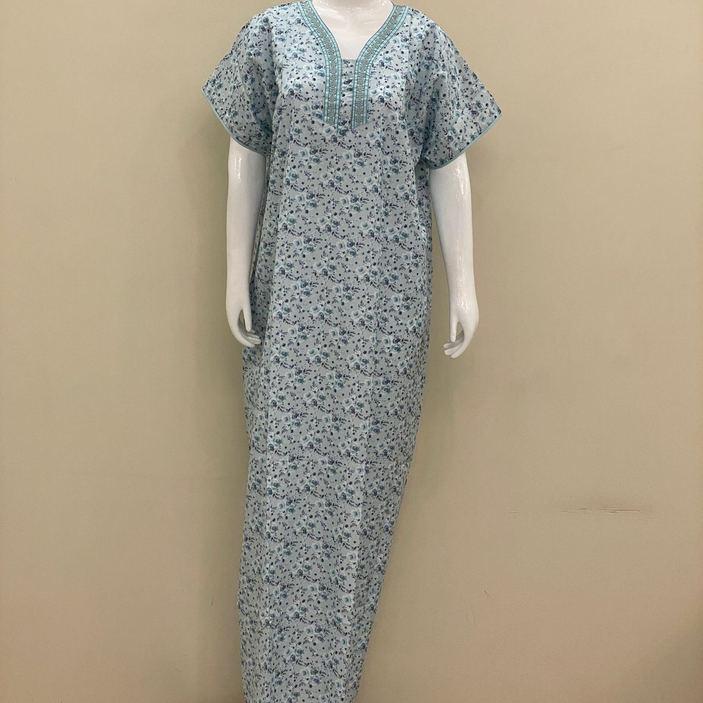 Cotton Lizy Bizy Straight Nighty (SKU-ALB-15)