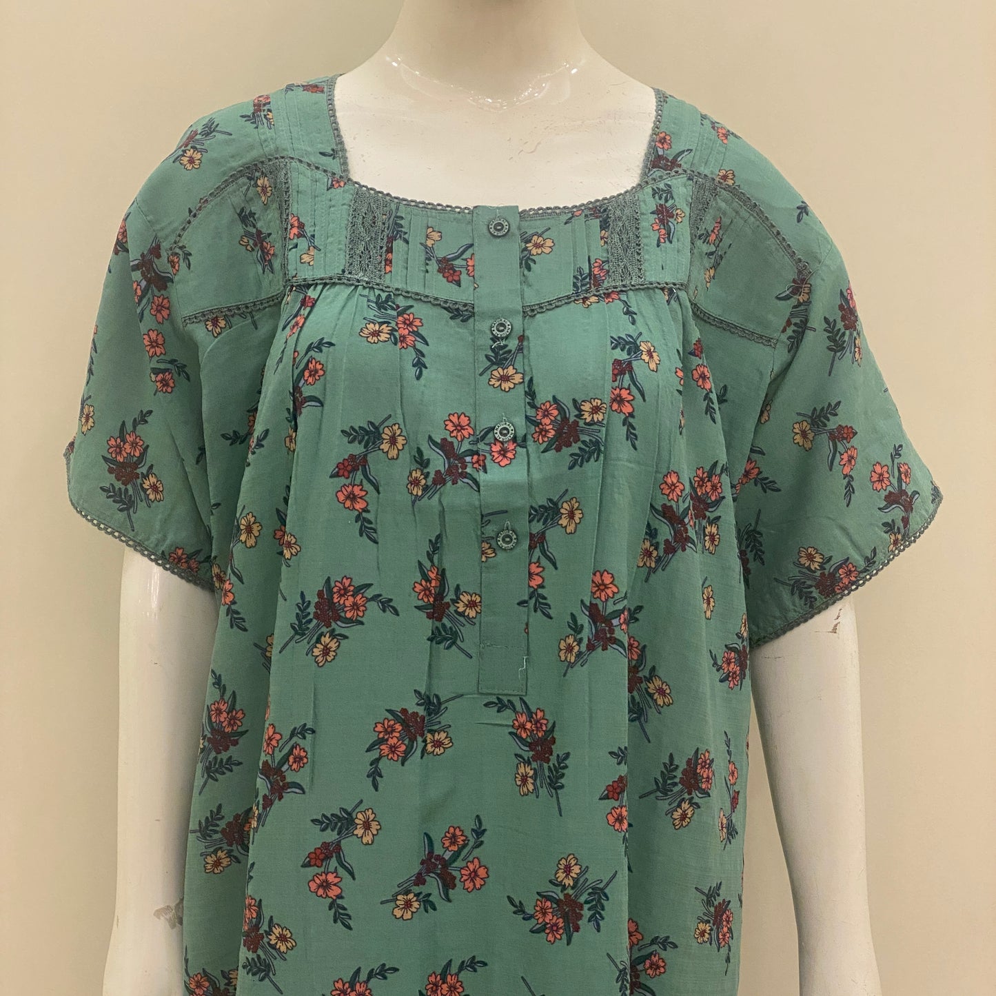 Cotton Yoke Nighty (SKU-435)