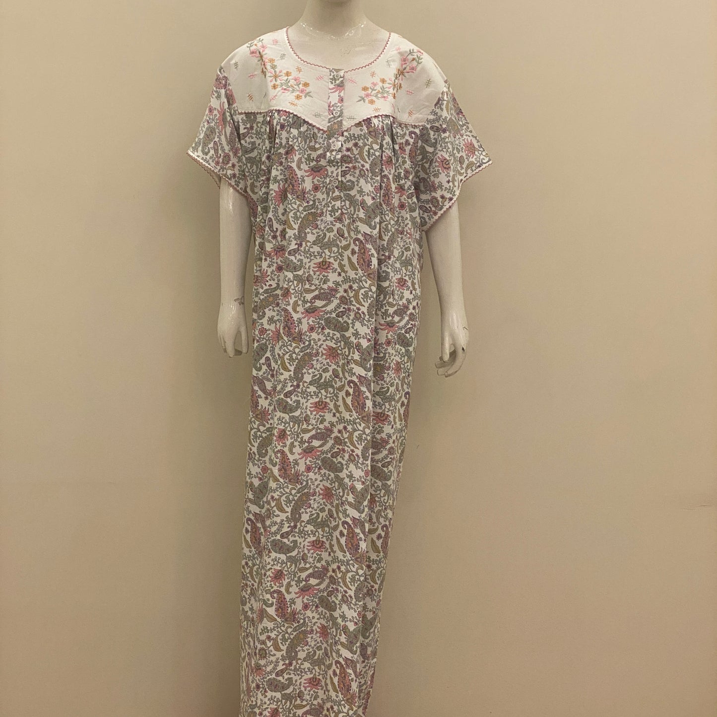 Cotton Yoke Nighty (SKU-438)