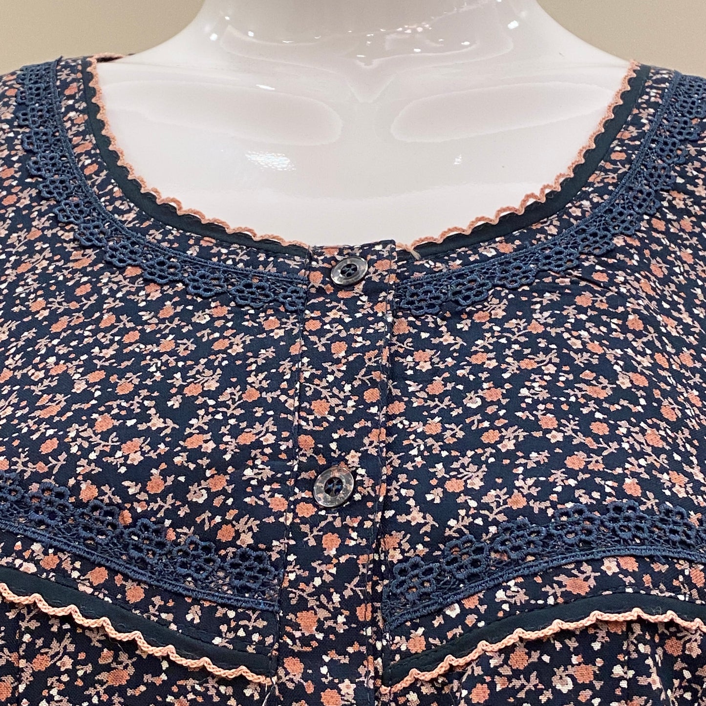 Cotton Yoke Nighty (SKU-610)