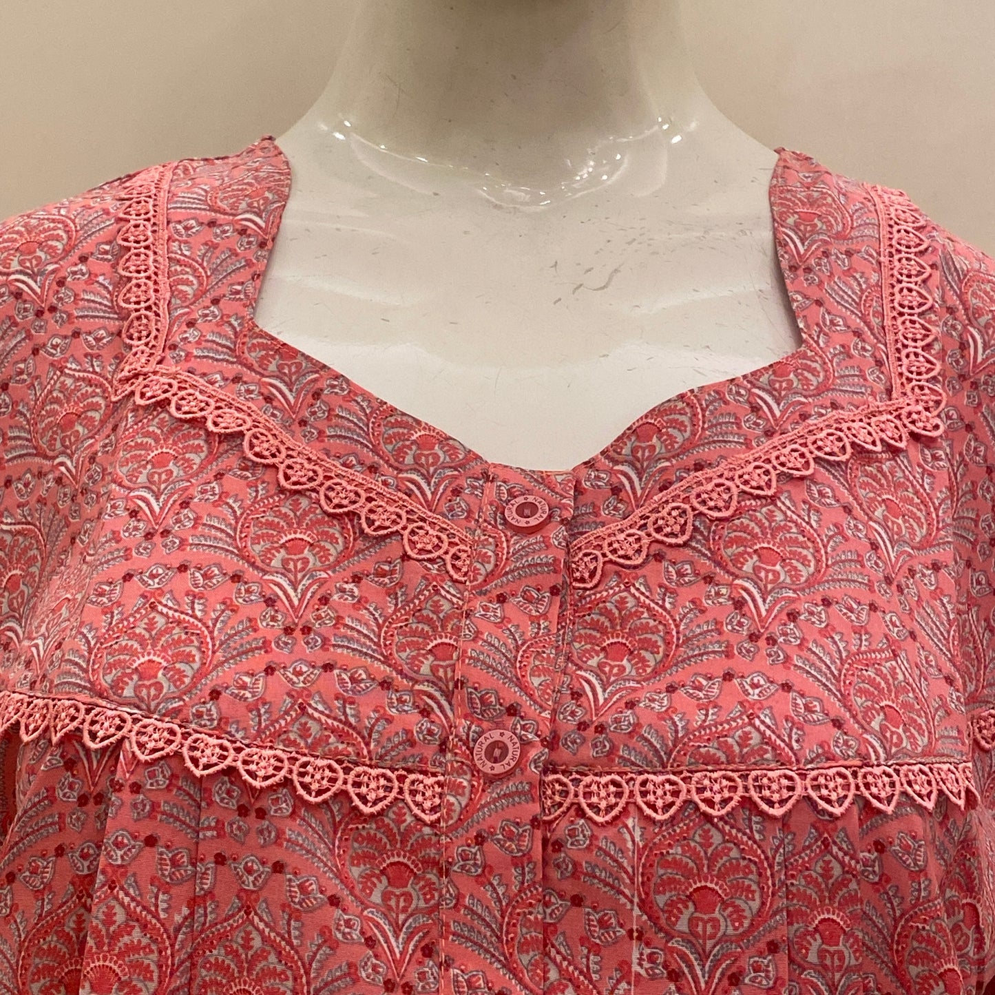 Cotton Yoke Nighty (SKU-450)