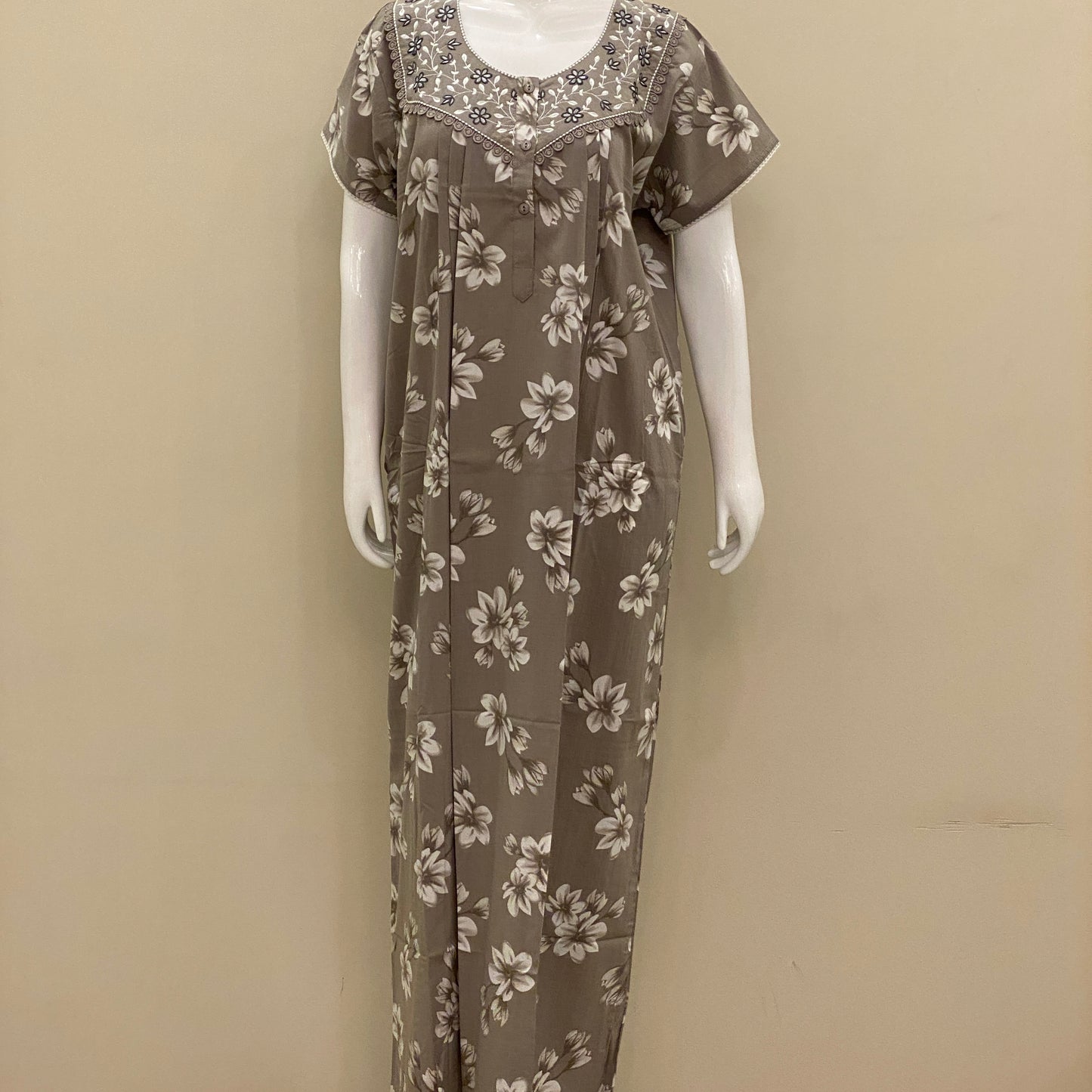 Cotton Yoke Nighty (SKU-CY-65)