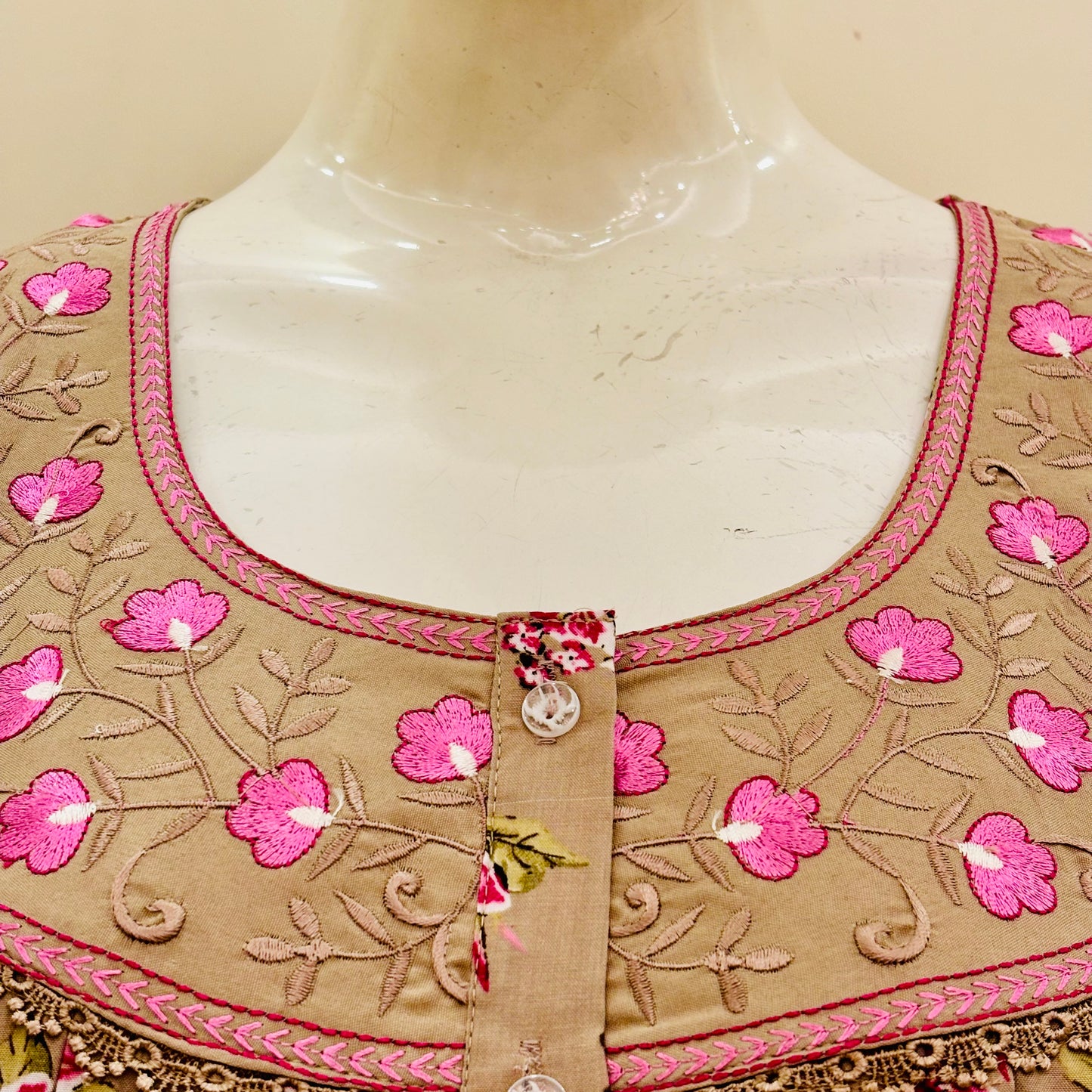 Cotton Yoke Nighty (SKU-189)