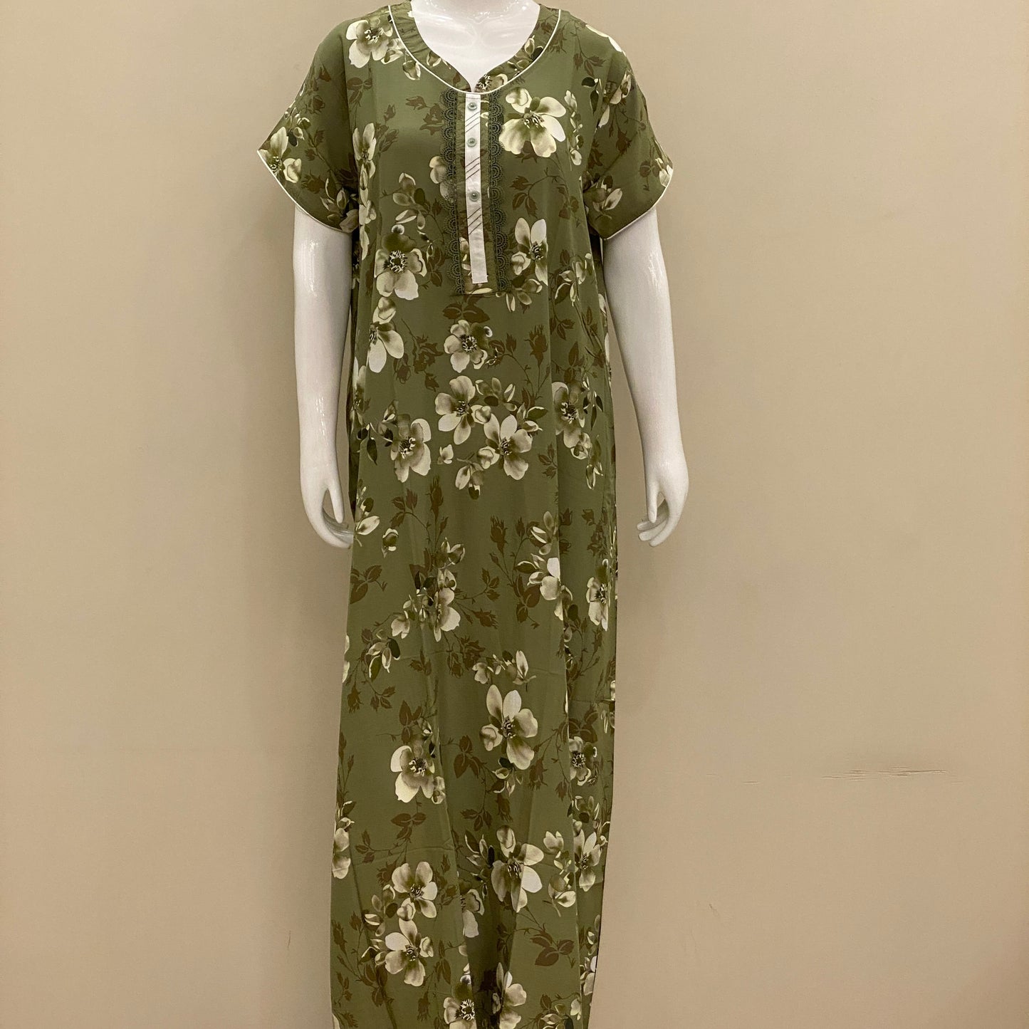Cotton Rayon Straight Nighty (SKU-RA-6)