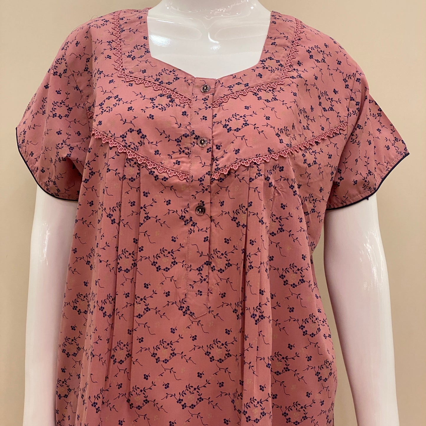 Cotton Yoke Nighty (SKU-CY-55)