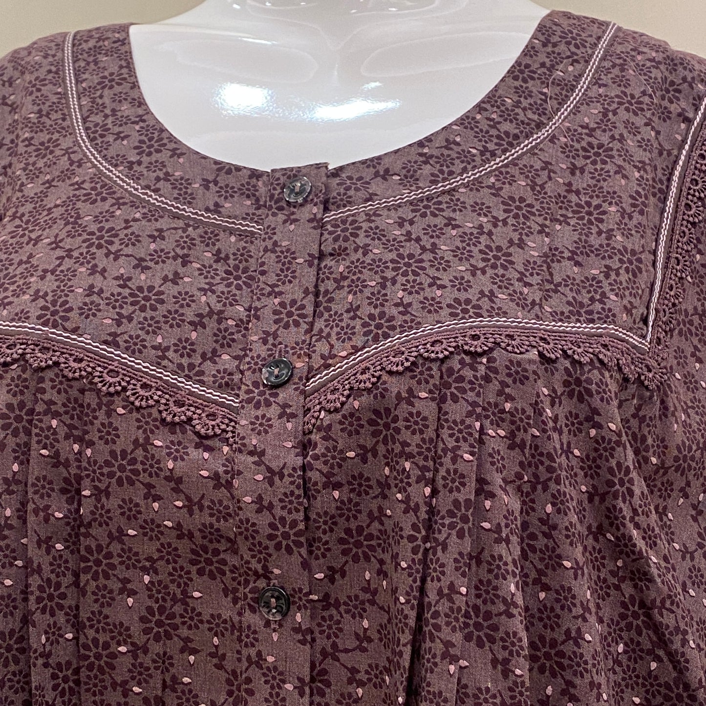 Cotton Yoke Nighty (SKU-CY-48)