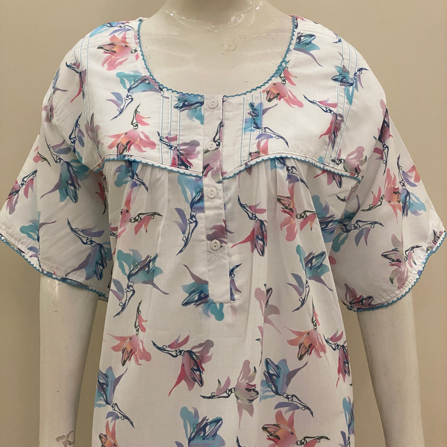 Cotton Yoke Nighty (SKU-124)
