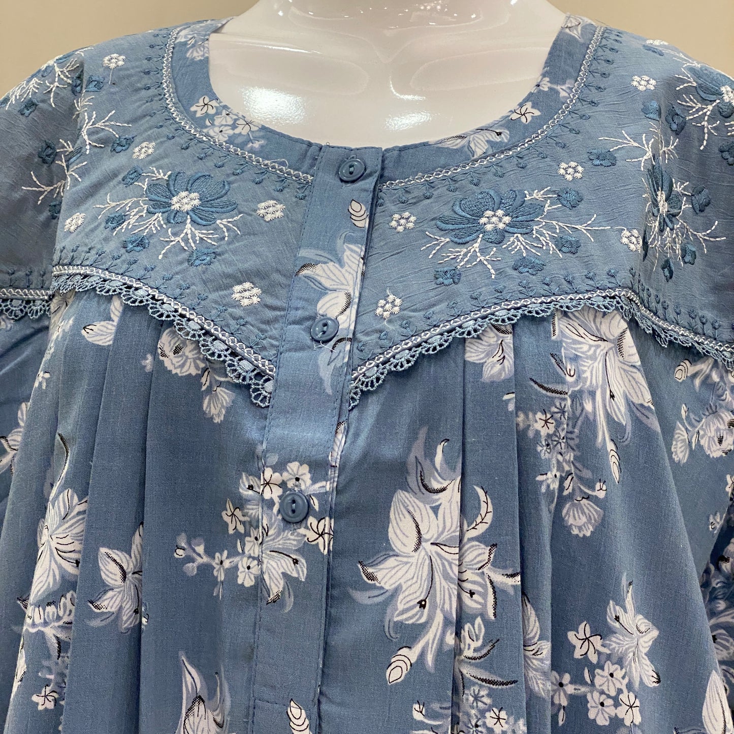 Cotton Yoke Nighty (SKU-CY-30)