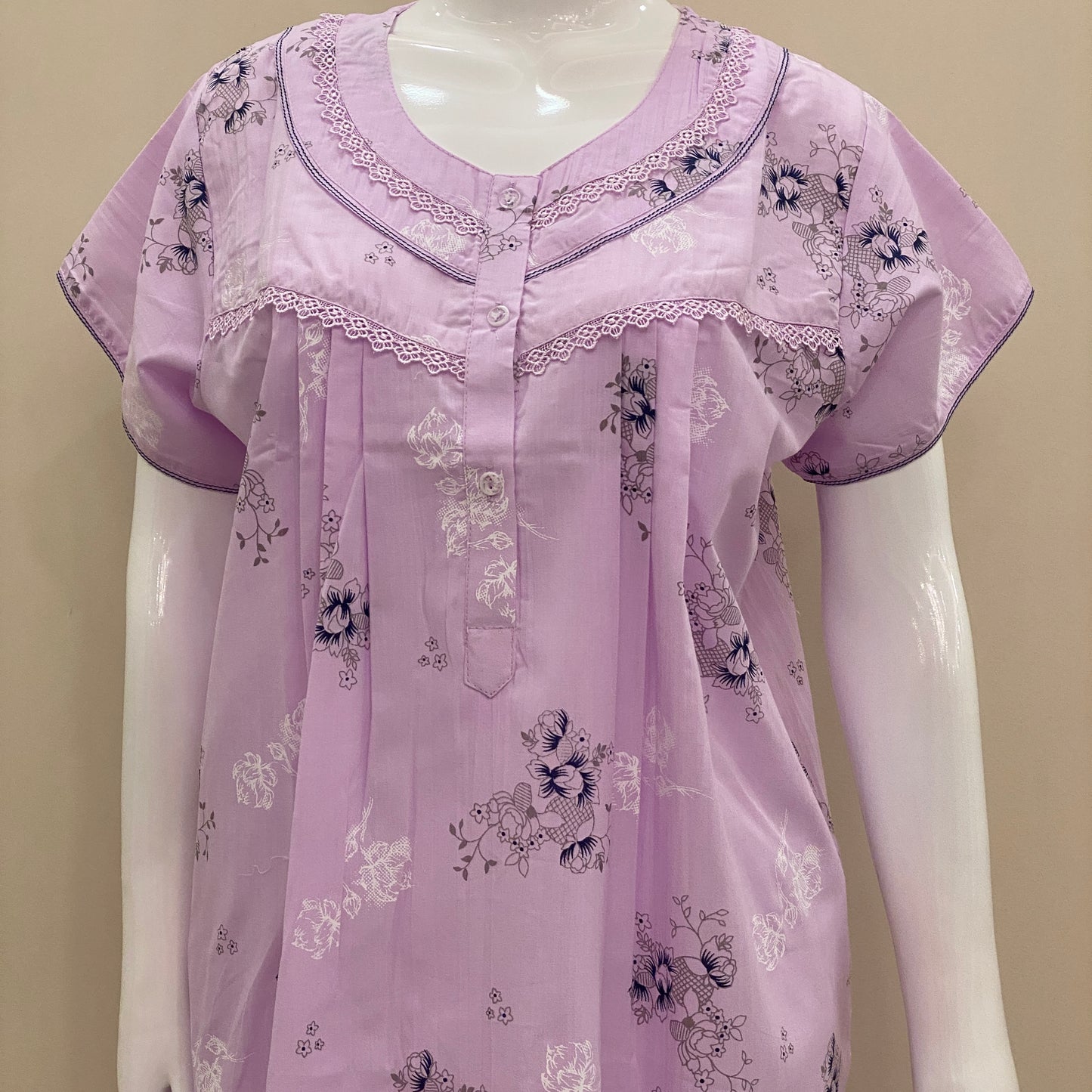 Cotton Yoke Nighty (SKU-CY-44)