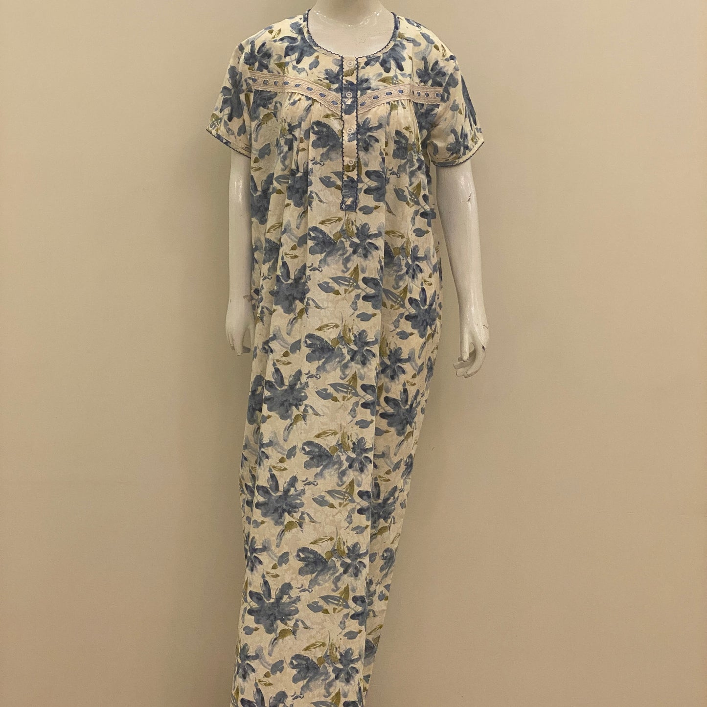 Cotton Yoke Nighty (SKU-428)