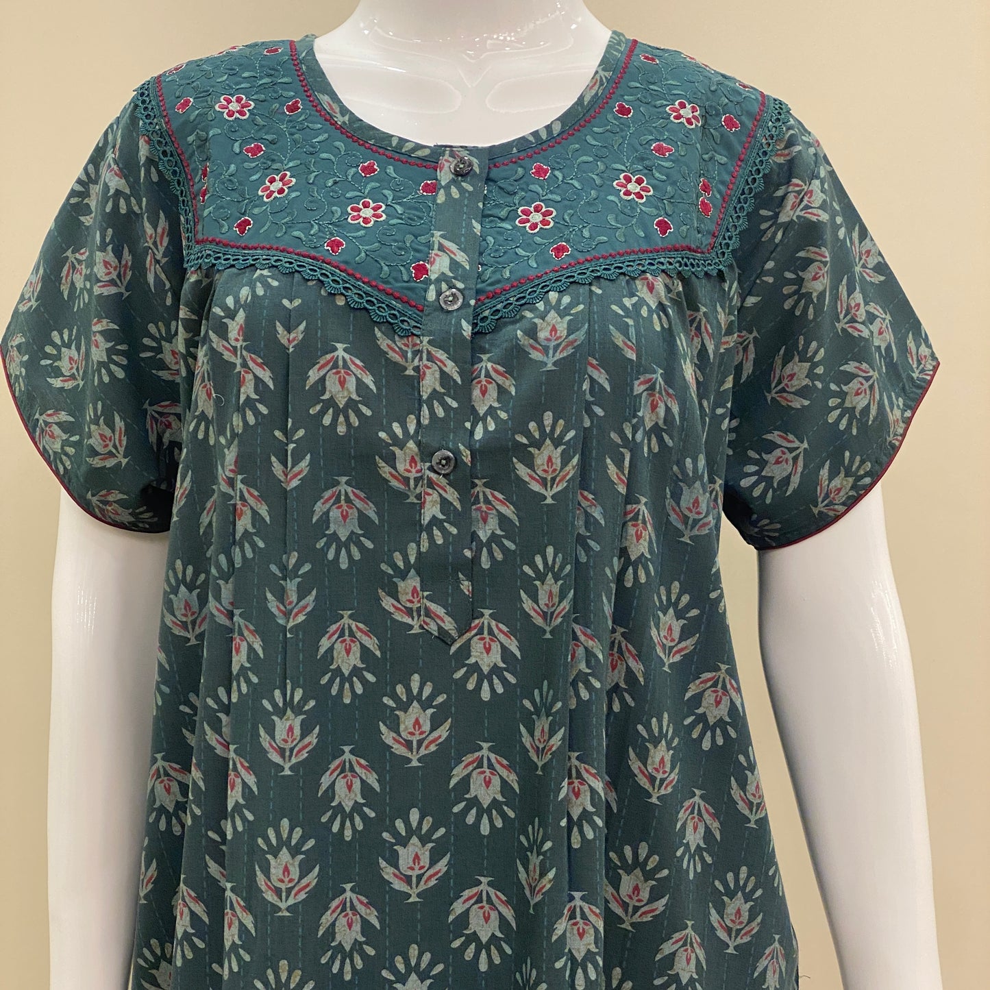 Cotton Yoke Nighty (SKU-CY-546)