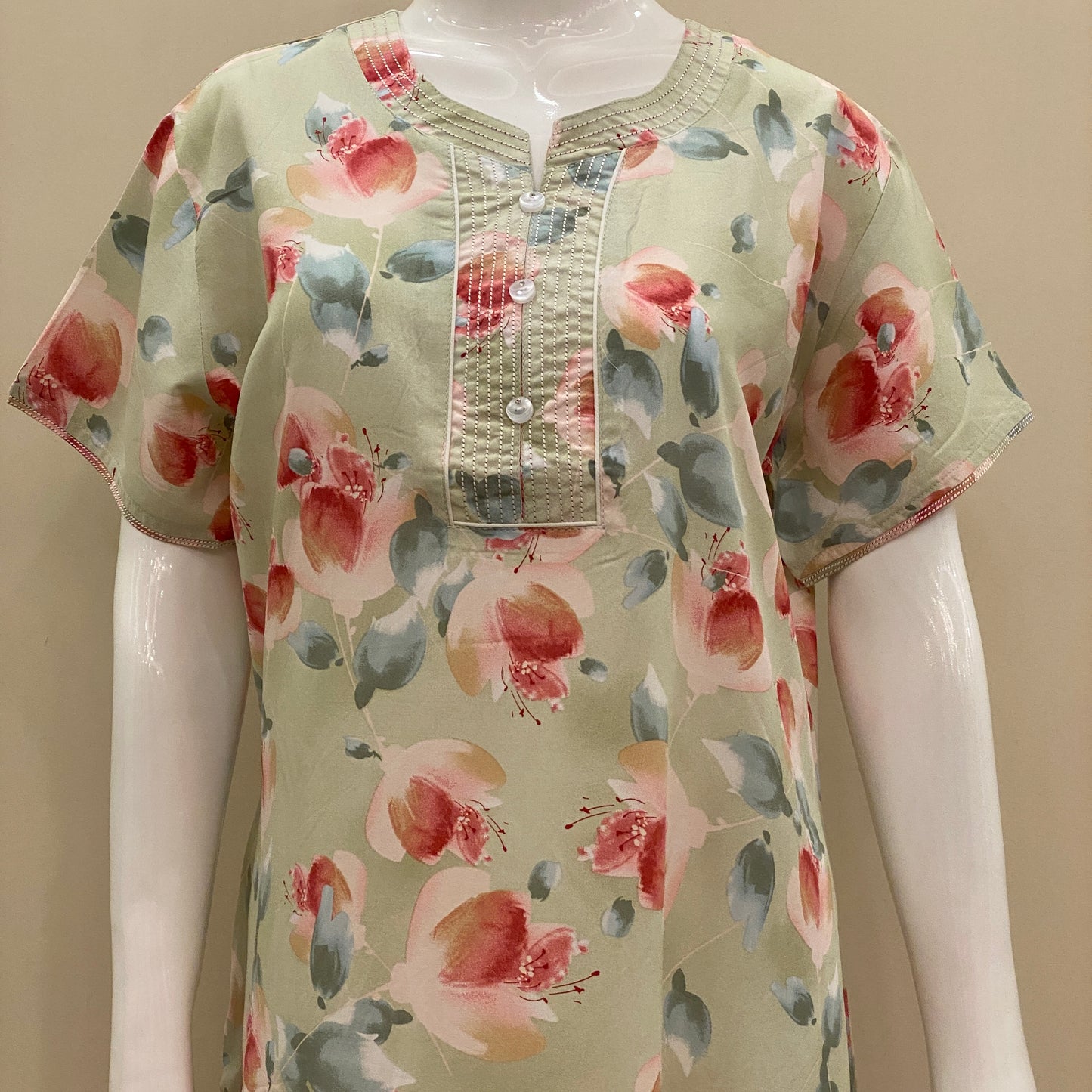 Cotton Rayon Straight Nighty (SKU-RA-10)
