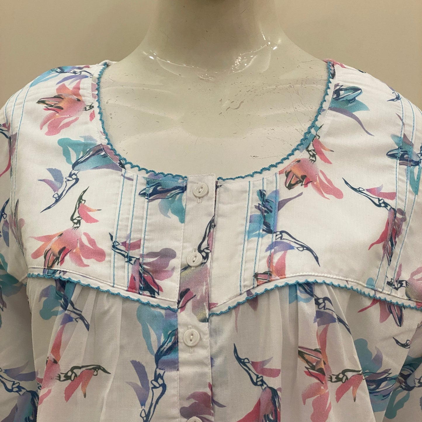 Cotton Yoke Nighty (SKU-124)