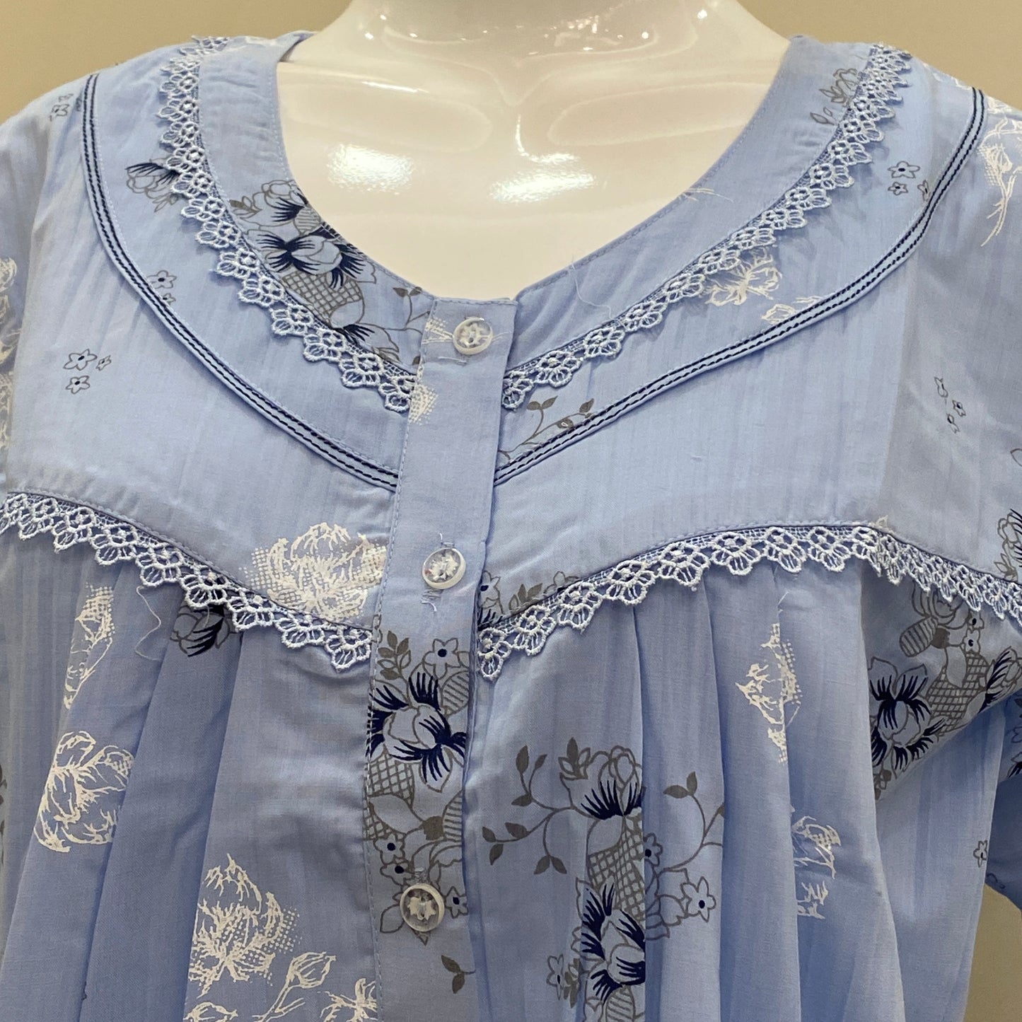 Cotton Yoke Nighty (SKU-CY-42)