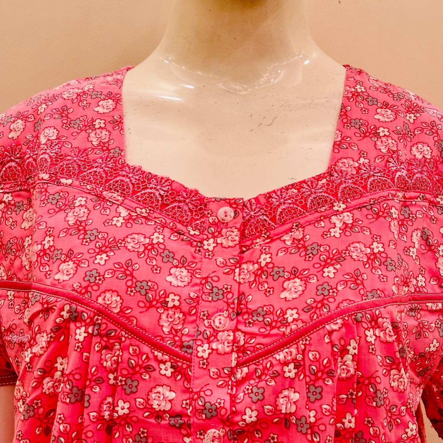 Cotton Yoke nighty (SKU-179)