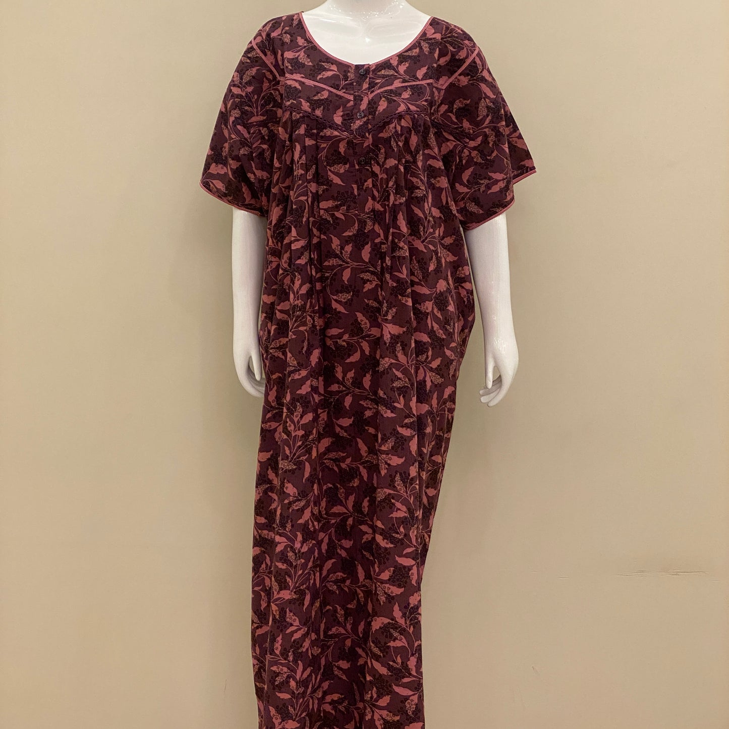 Cotton Yoke Nighty (SKU-CY-52)