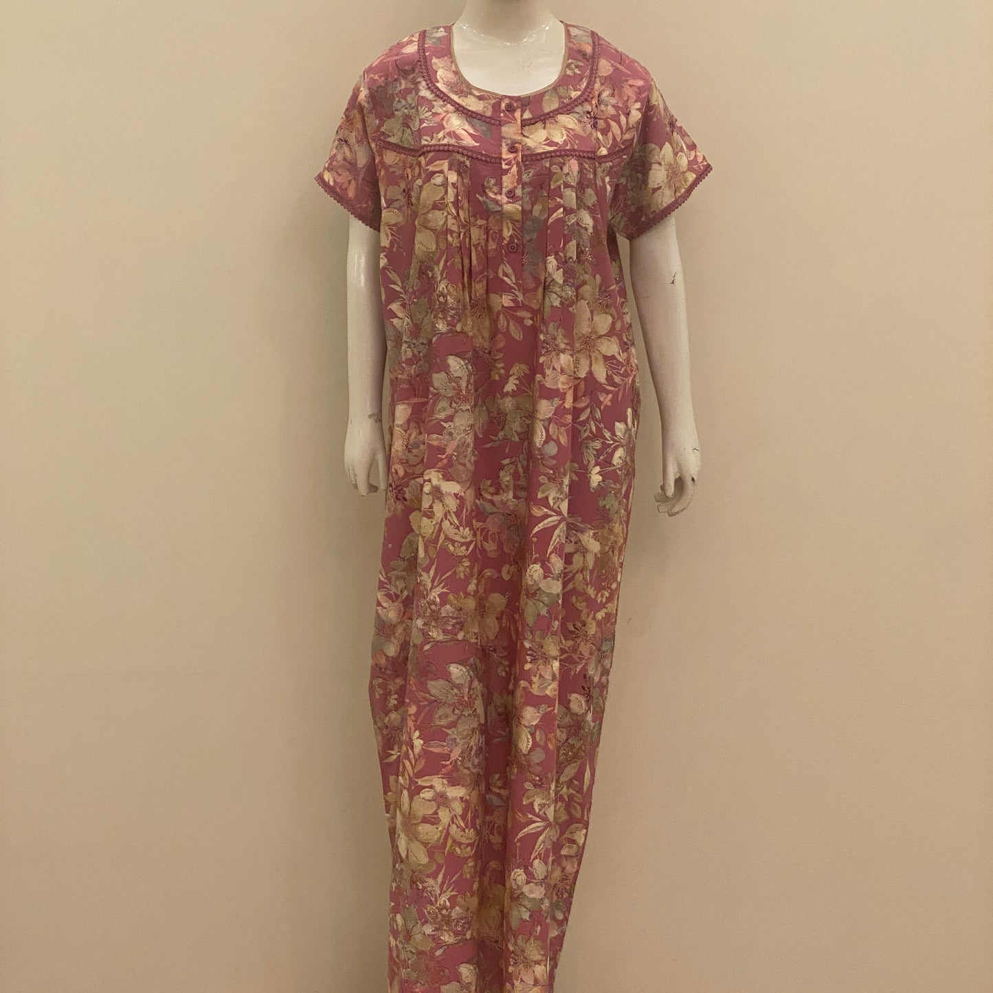 Cotton Yoke Nighty (SKU-432)