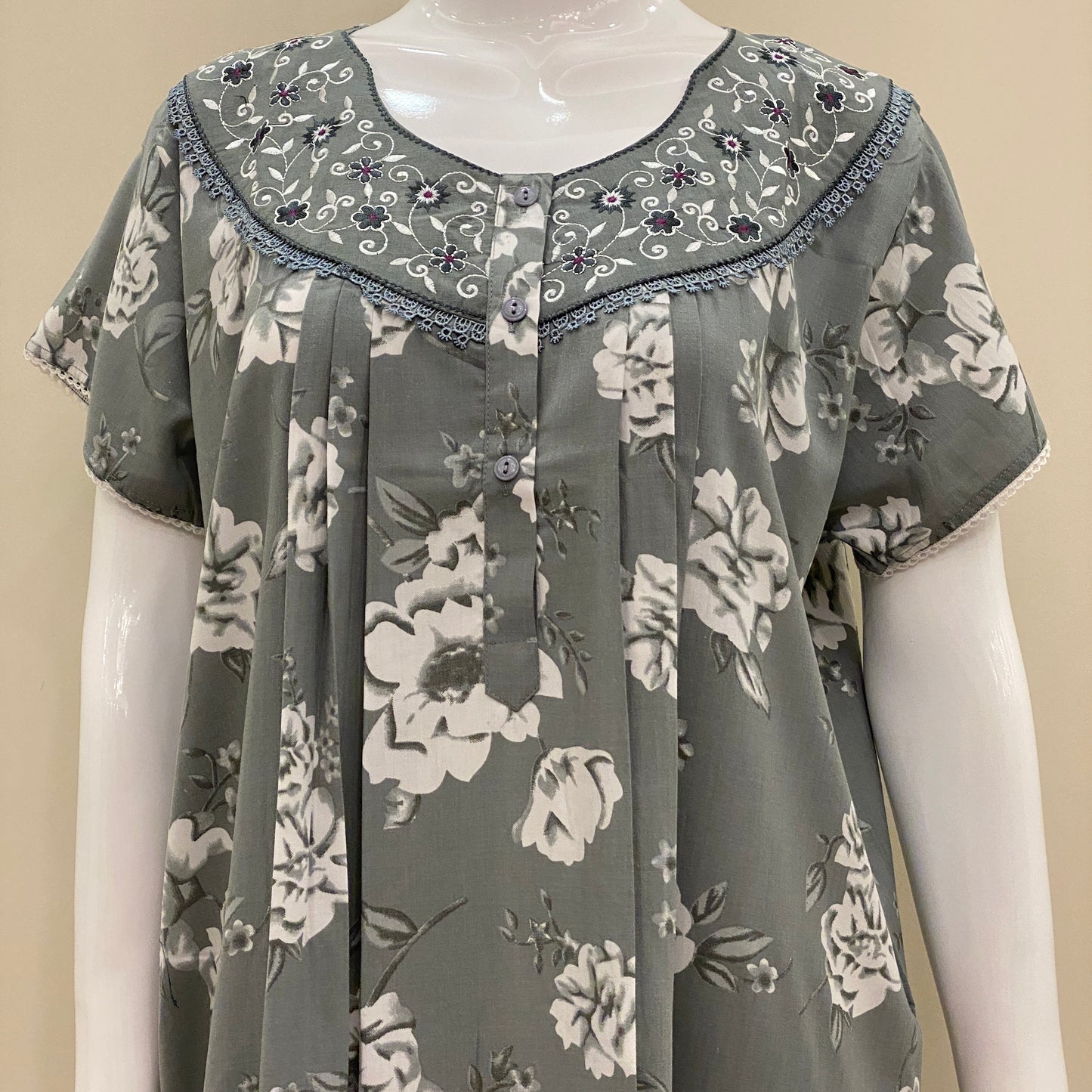 Cotton Yoke Nighty (SKU-CY-59)