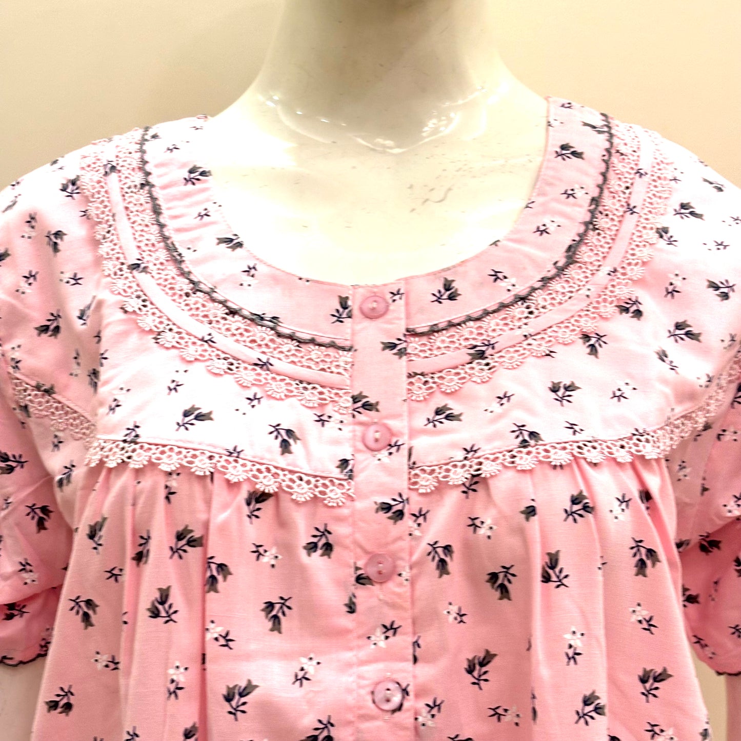 Cotton Yoke Nighty (SKU-138)
