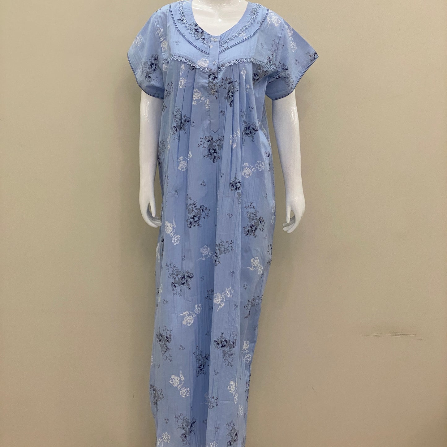 Cotton Yoke Nighty (SKU-CY-42)