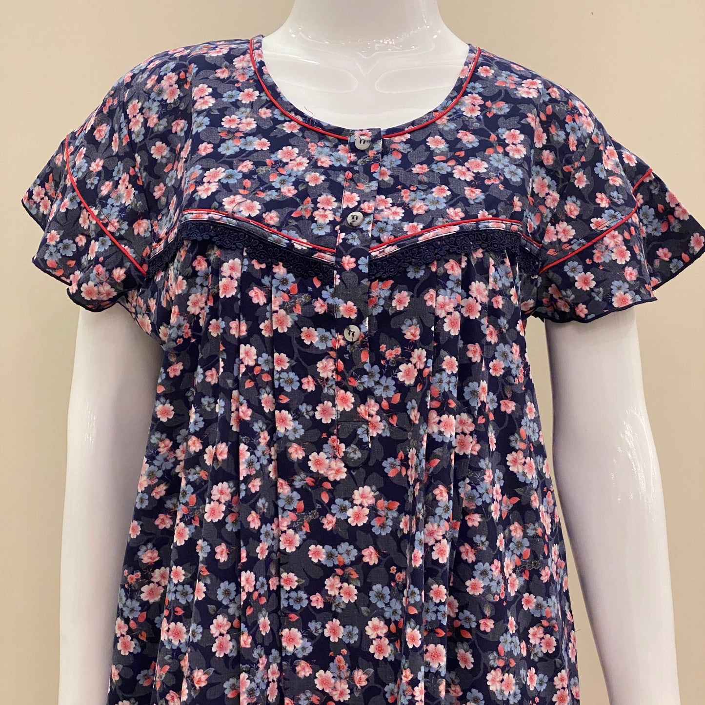 Cotton Yoke Nighty (SKU-537)