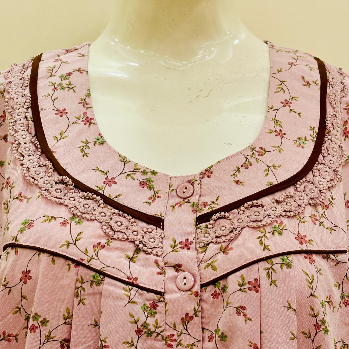 Cotton Yoke Nighty (SKU-192)