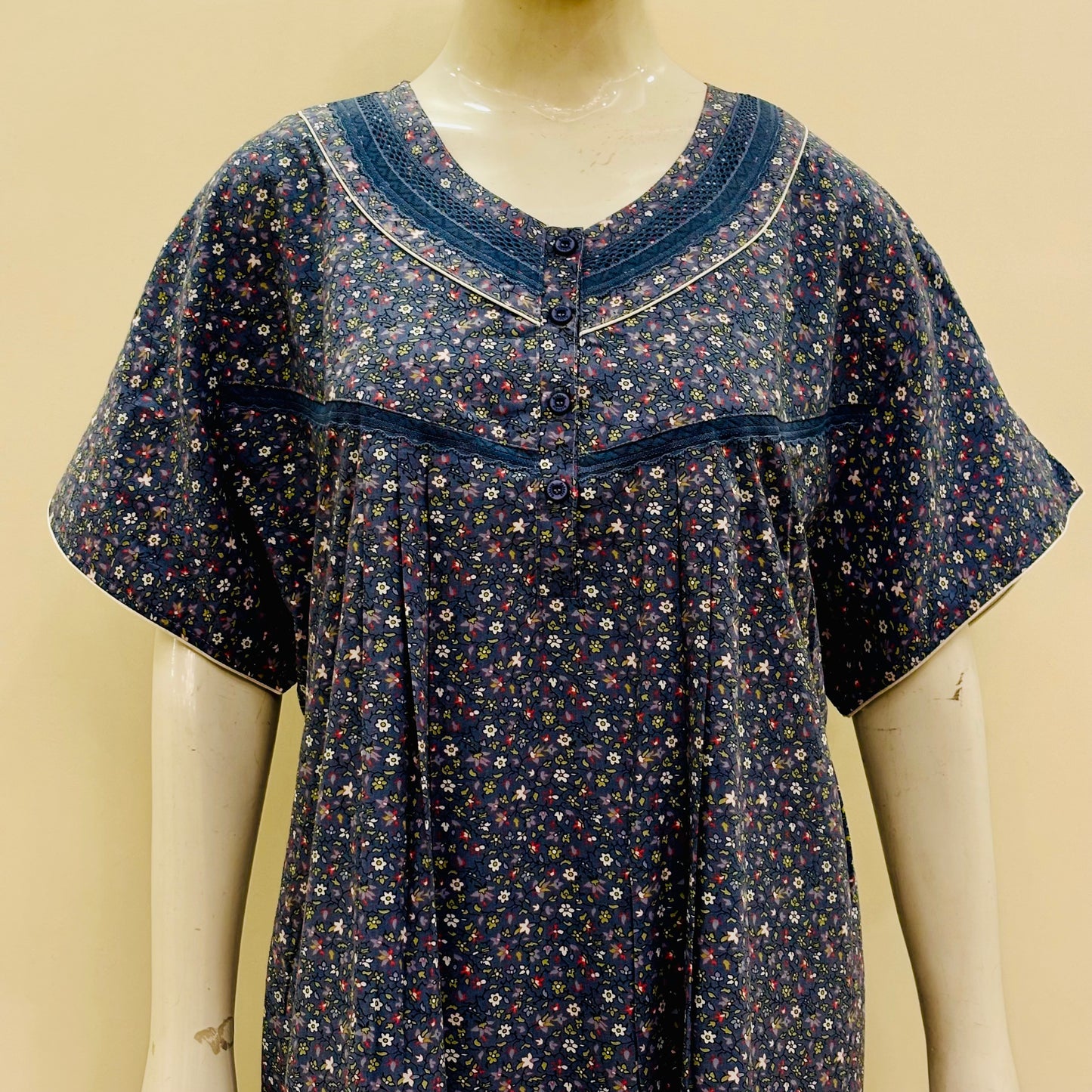 Cotton Yoke Nighty (SKU-197)