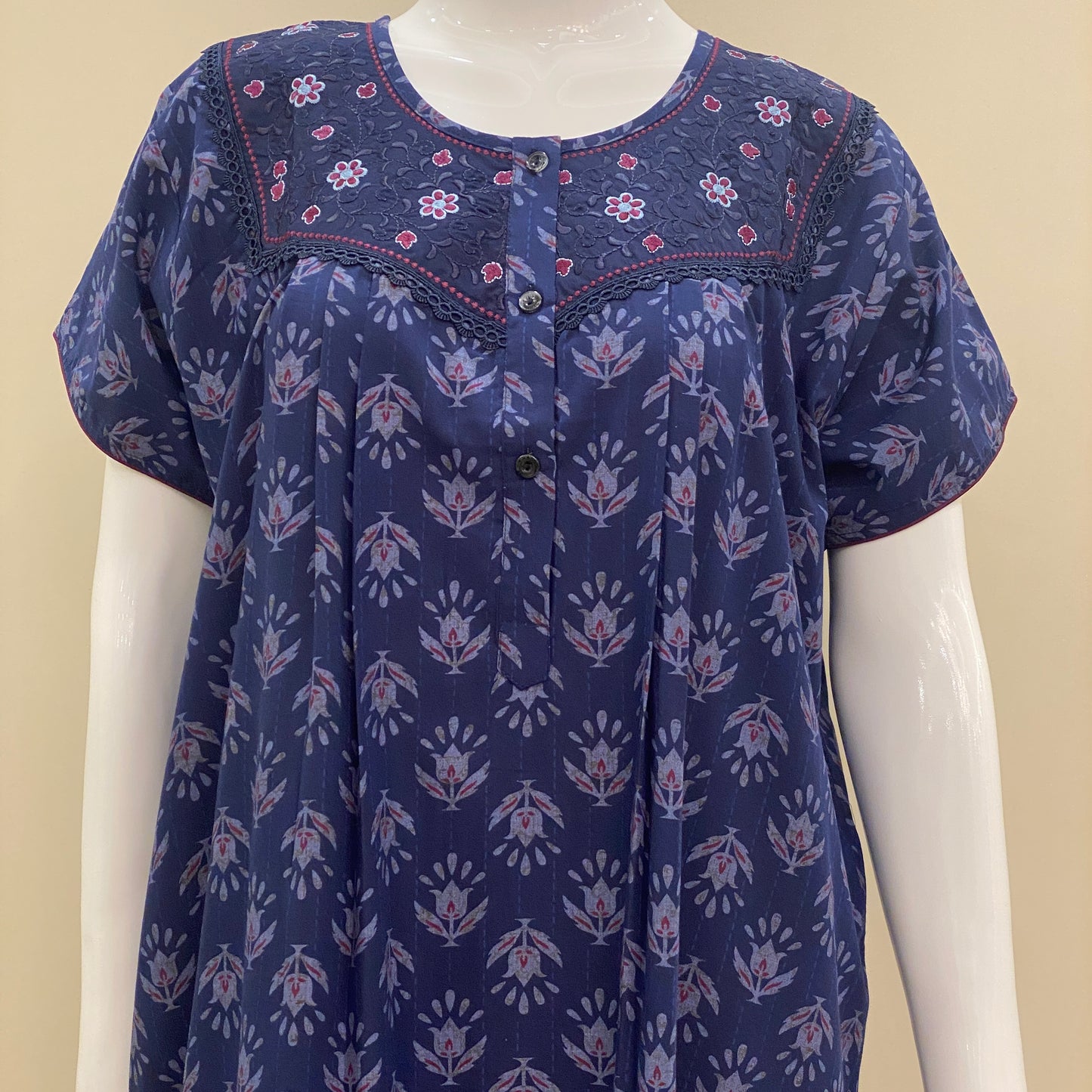 Cotton Yoke Nighty (SKU-547)